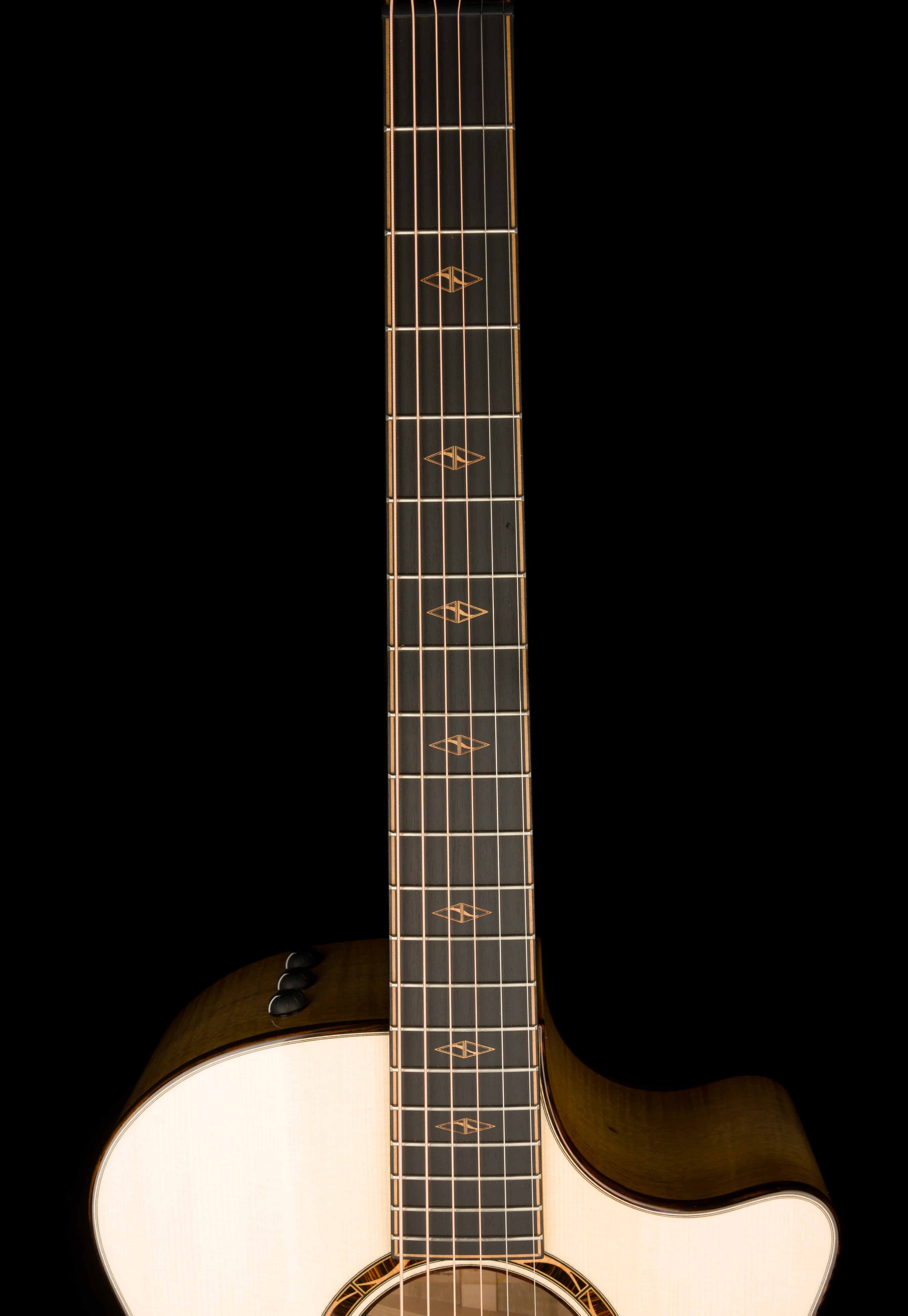 Taylor Custom Grand Auditorium C14ce Figured Myrtlewood Catch # 1 With Case - Image 14