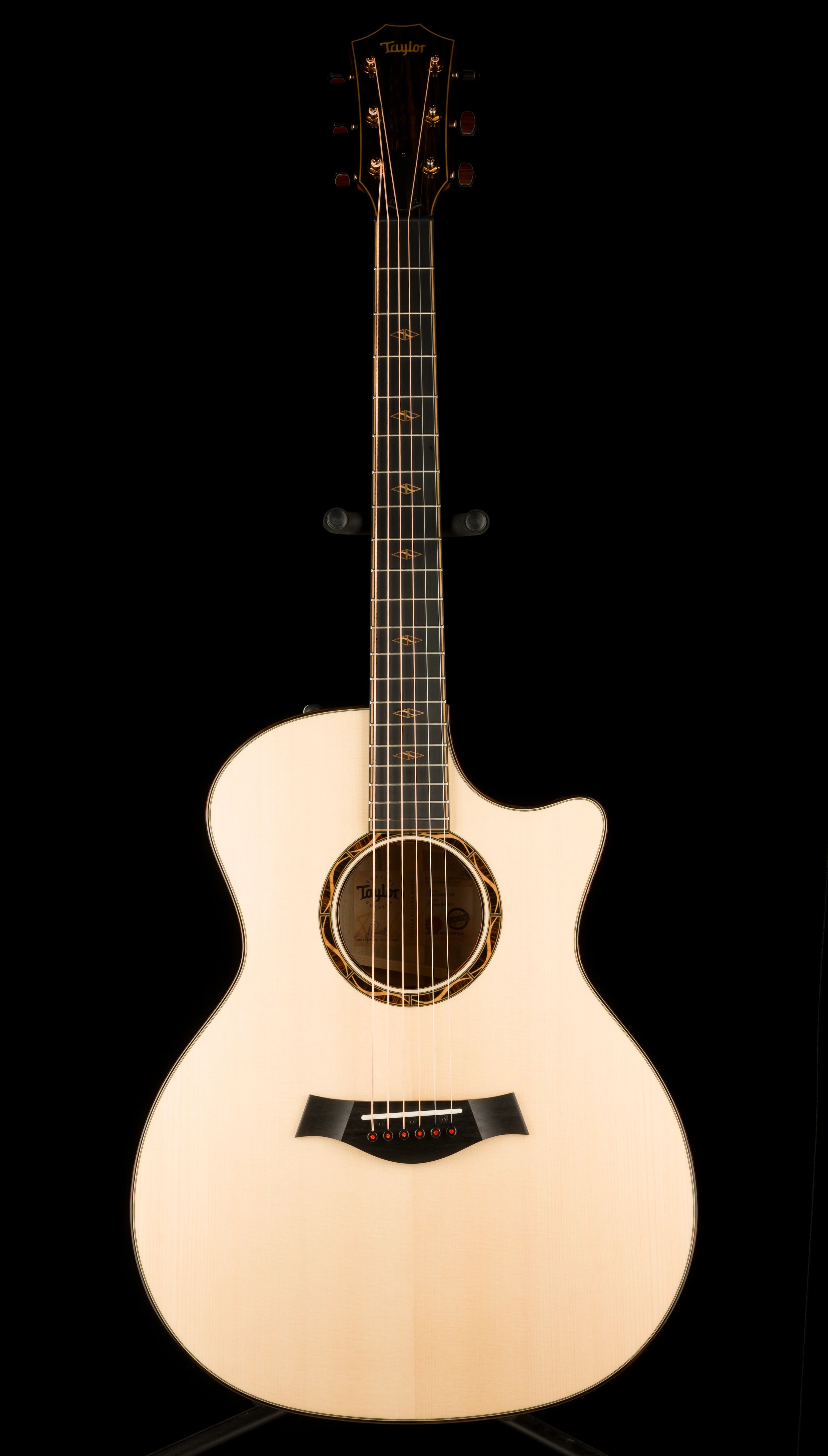 Taylor Custom Grand Auditorium C14ce Figured Myrtlewood Catch # 1 With Case - Image 3