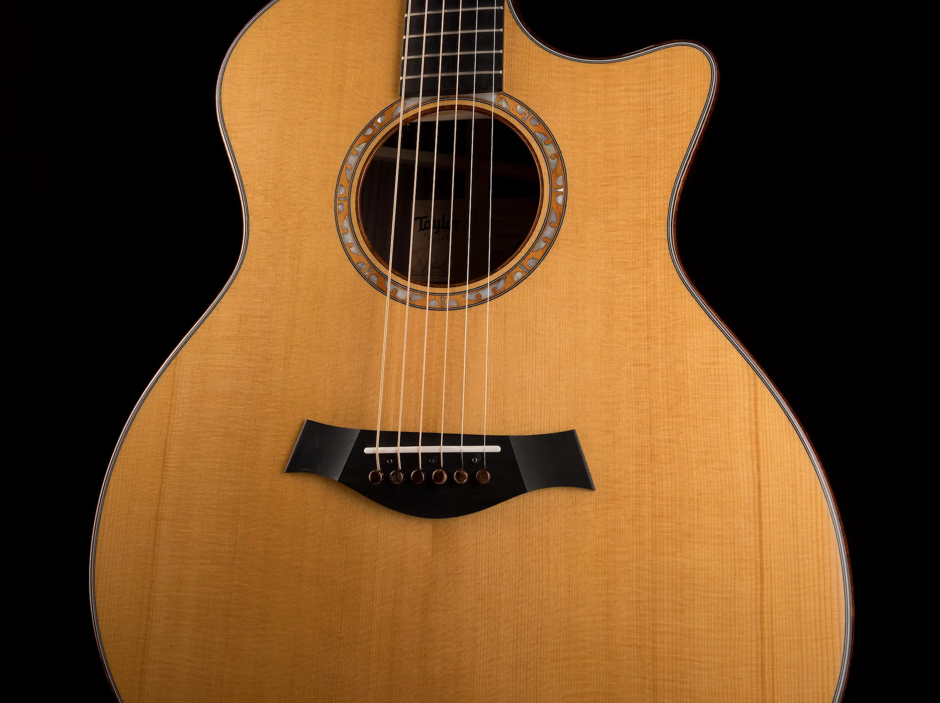 Taylor Custom Grand Auditorium C14ce Torrefied Sitka Spruce and Indian Rosewood - Catch Event # 6 - with Case - Image 6