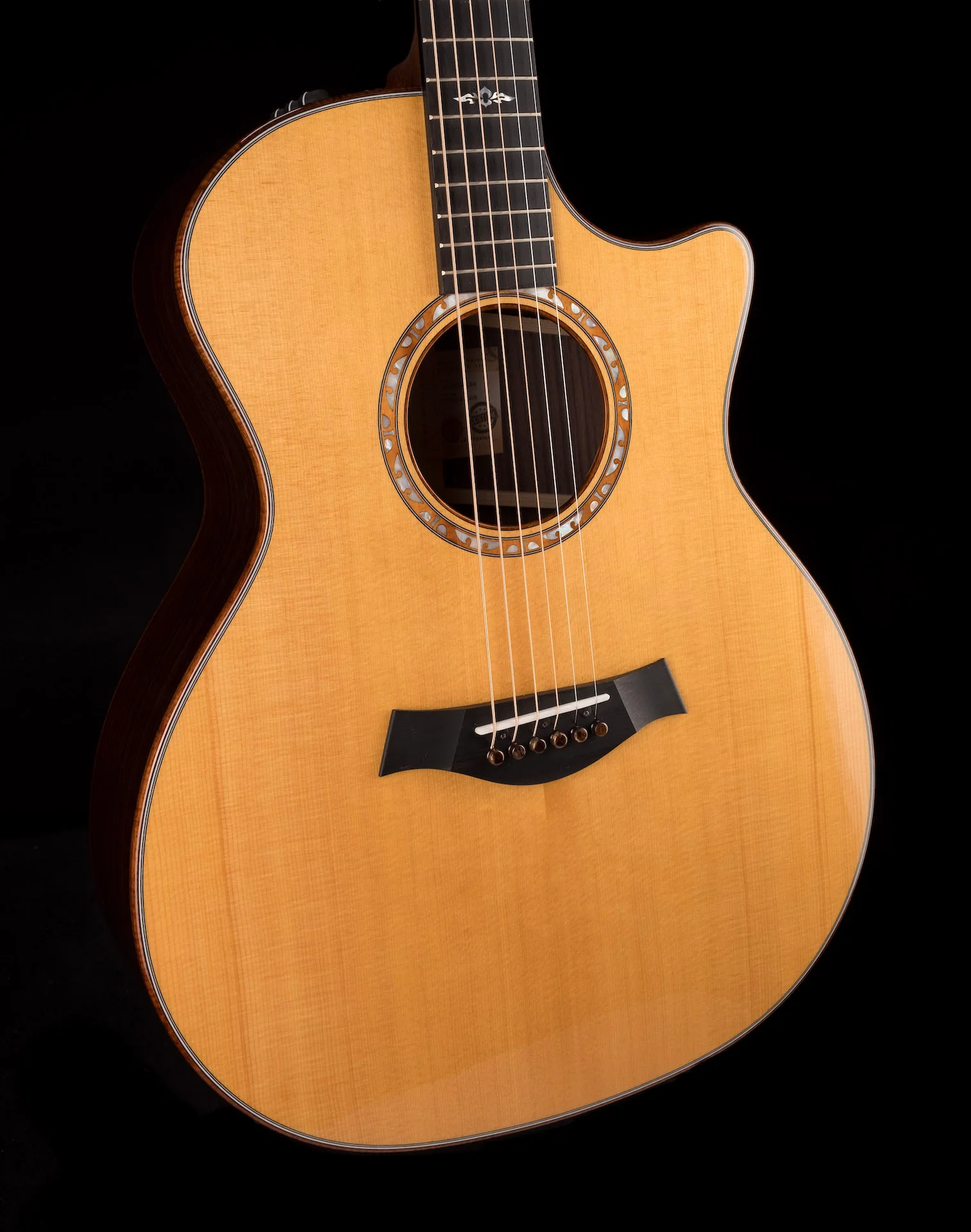 Taylor Custom Grand Auditorium C14ce Torrefied Sitka Spruce and Indian Rosewood - Catch Event # 6 - with Case - Image 8