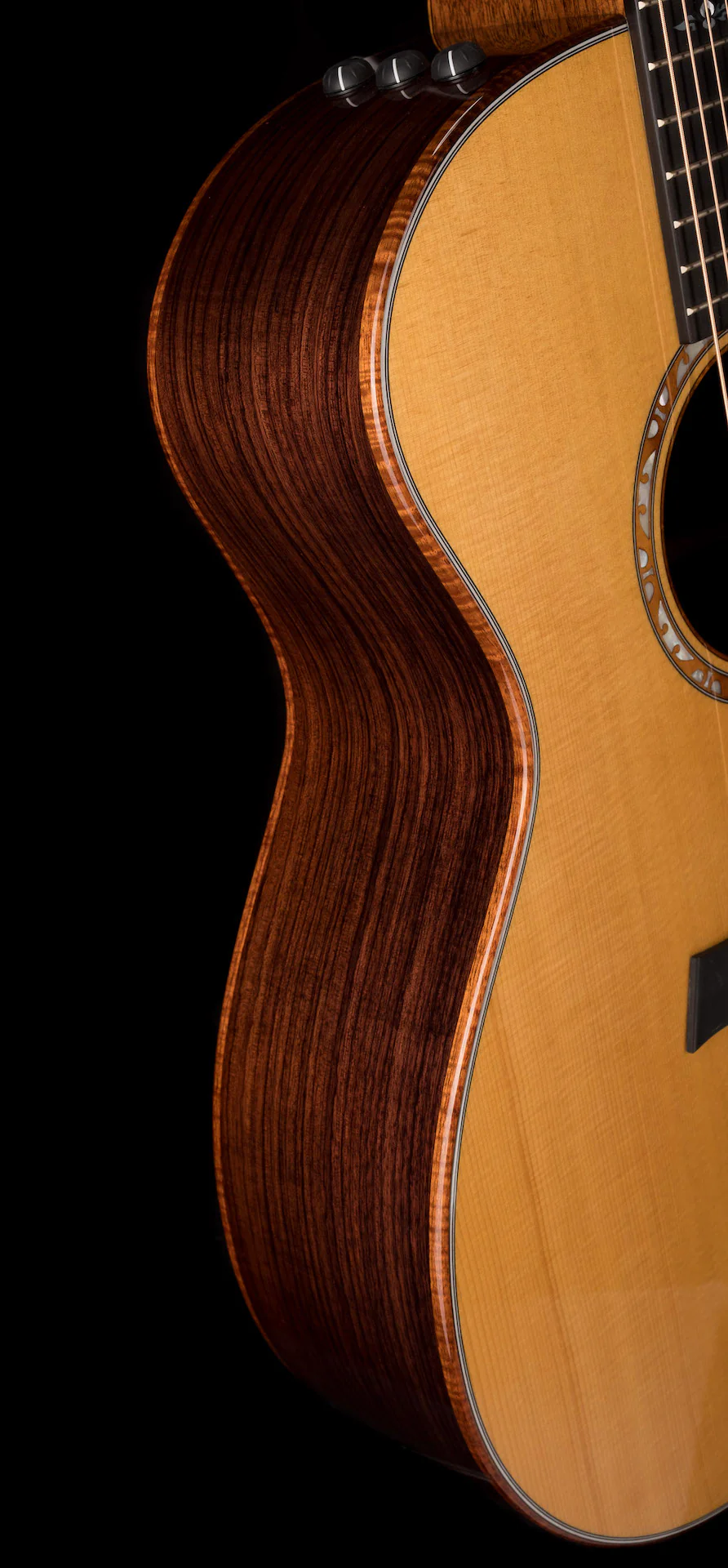 Taylor Custom Grand Auditorium C14ce Torrefied Sitka Spruce and Indian Rosewood - Catch Event # 6 - with Case - Image 9