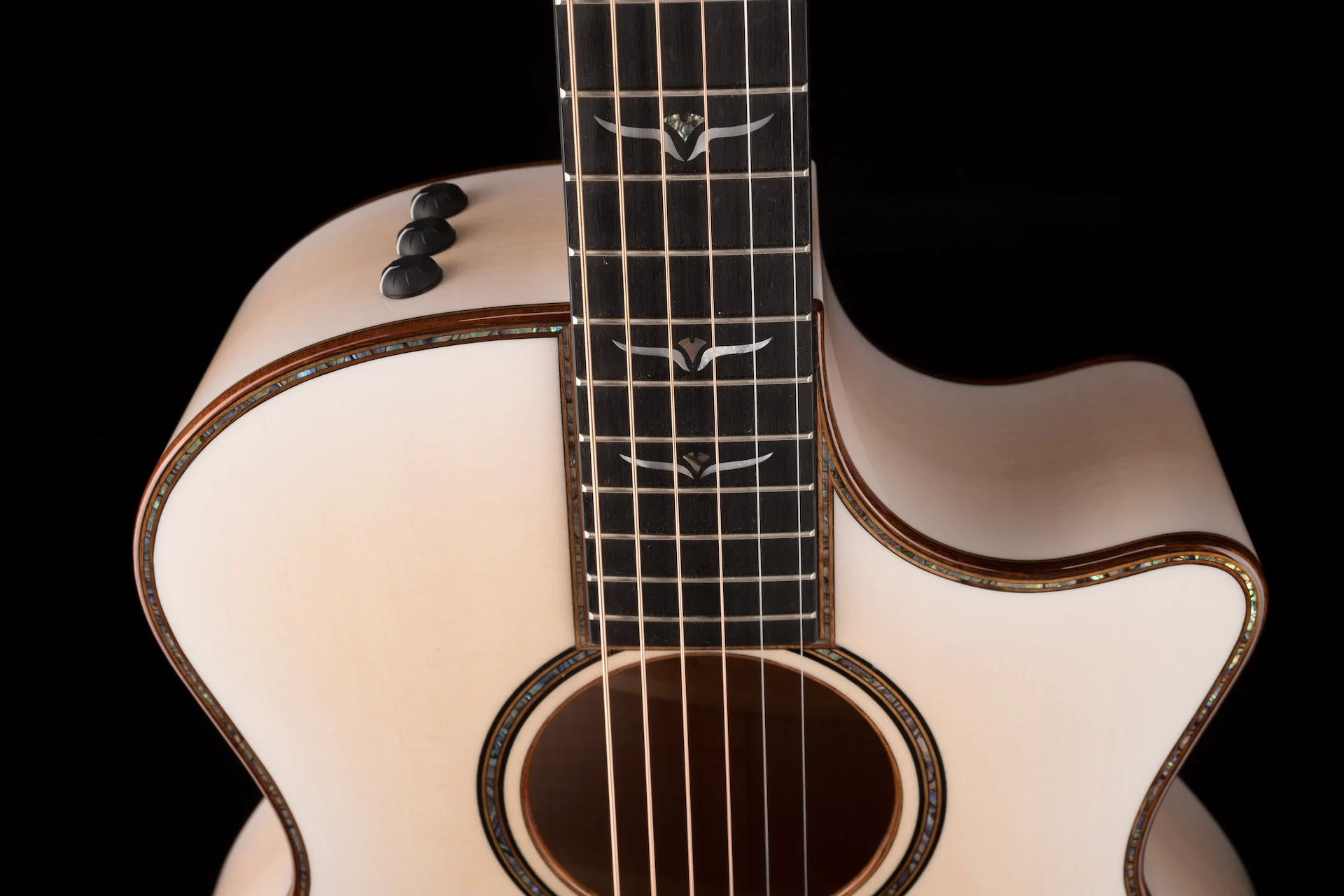 Taylor Custom Grand Auditorium C14ce Whitepearl Burst Catch Event # 22 With Case - Image 3