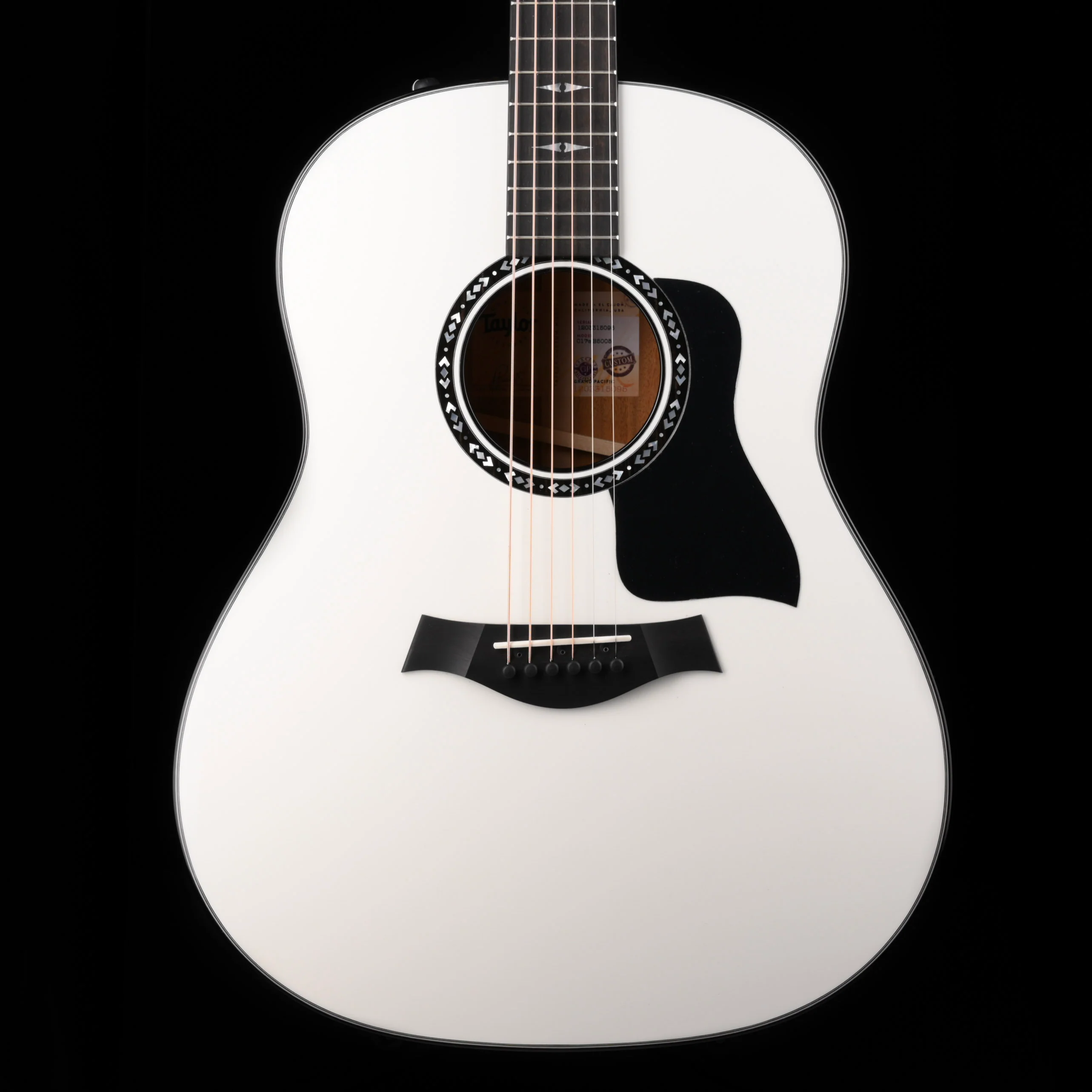 Taylor Custom Grand Pacific C17e Pearl White Catch Event # 5 - Demo - Serial 1203315095