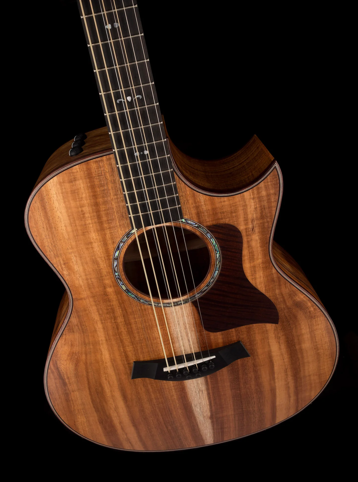 Taylor Custom Grand Symphony 8-String Baritone C26ce Koa - Catch Event # 24 - with Case - Image 4