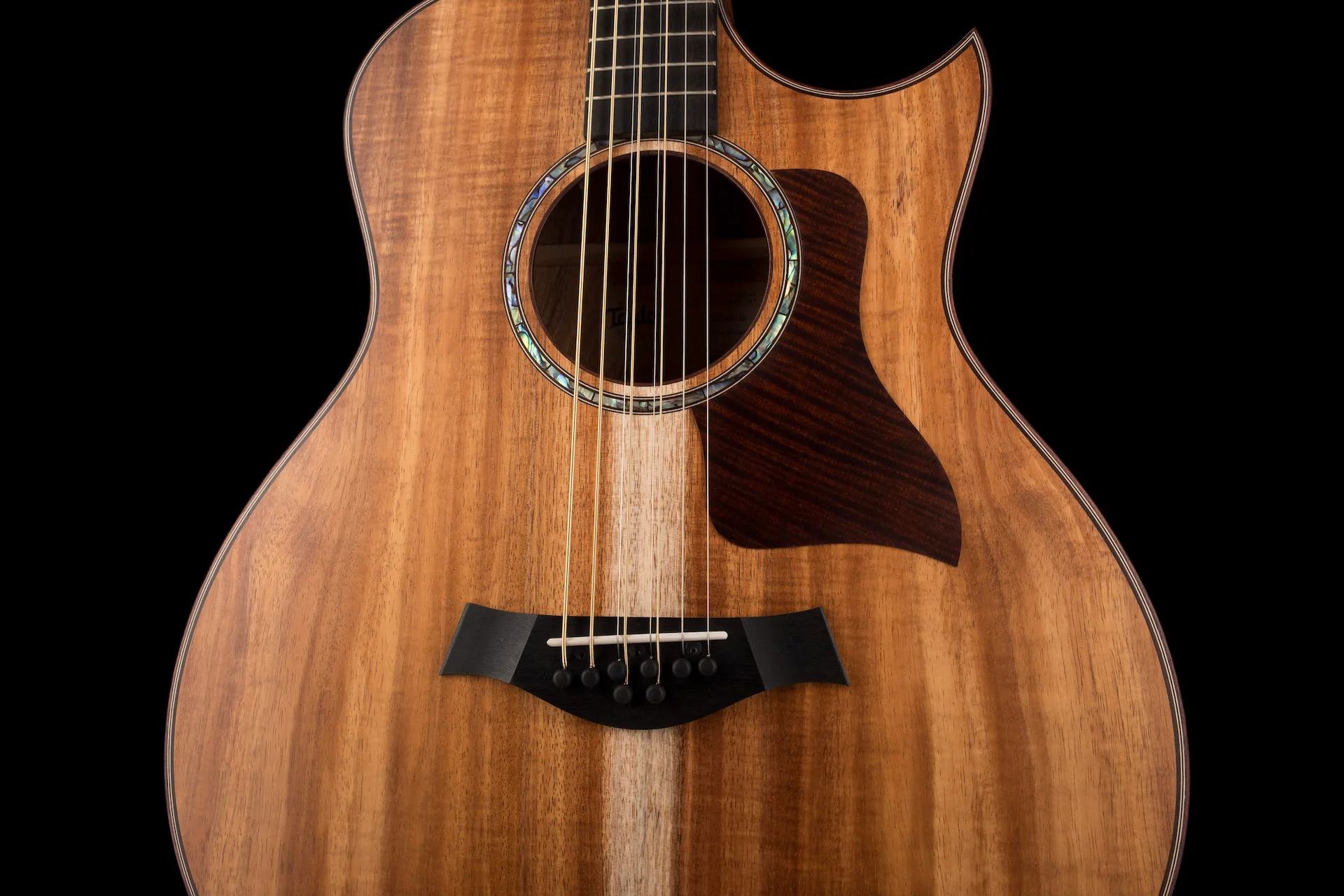 Taylor Custom Grand Symphony 8-String Baritone C26ce Koa - Catch Event # 24 - with Case - Image 6