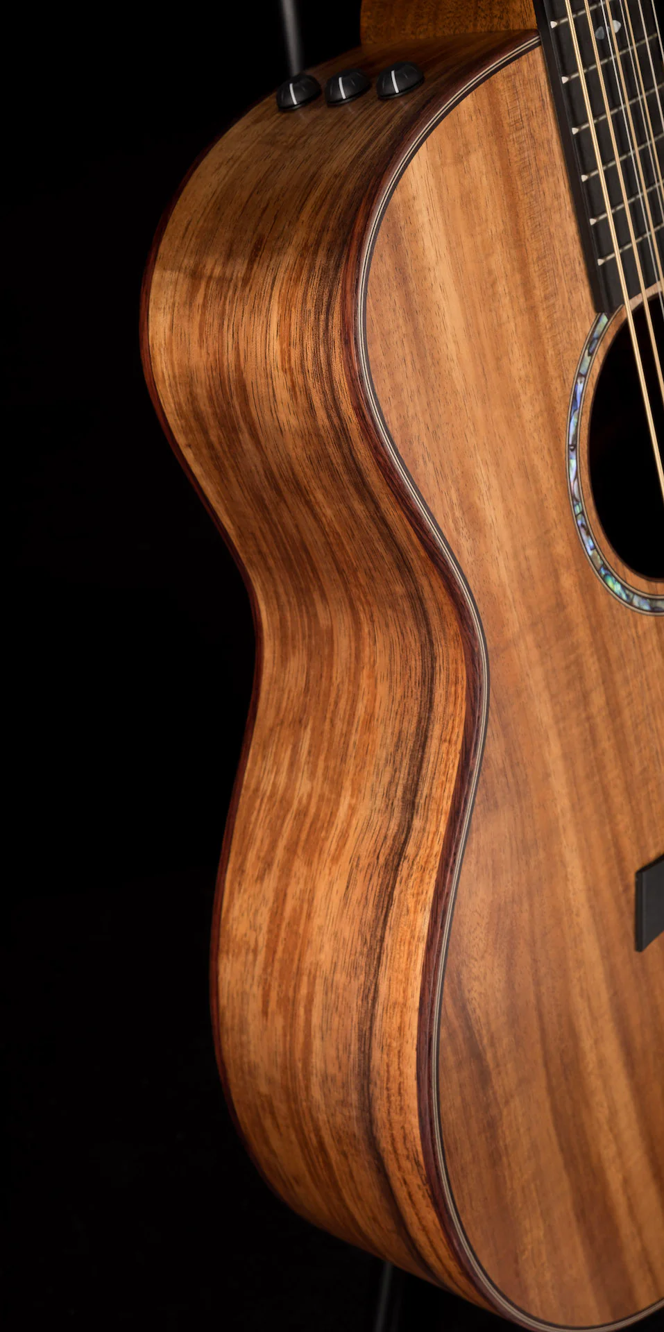 Taylor Custom Grand Symphony 8-String Baritone C26ce Koa - Catch Event # 24 - with Case - Image 9