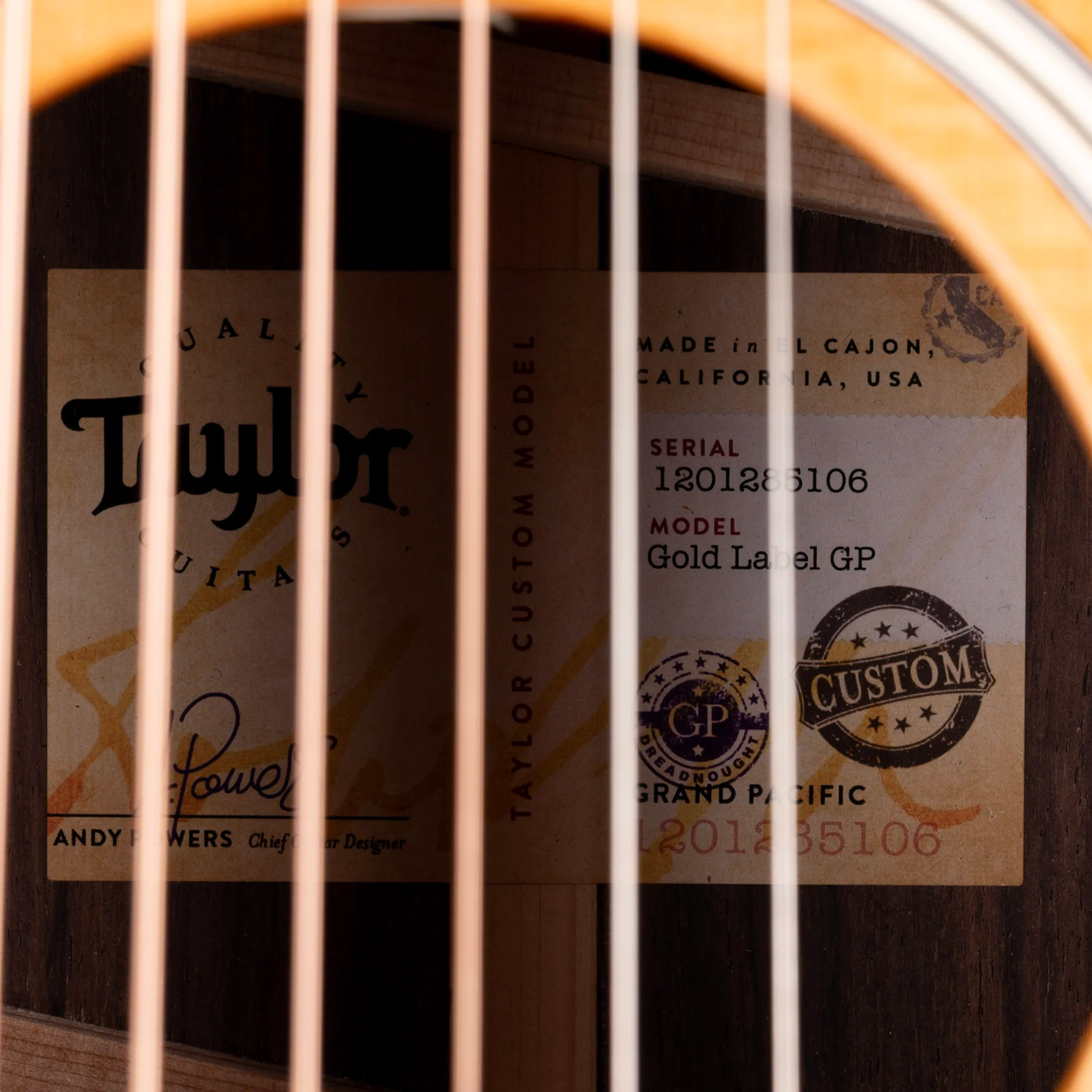 Taylor Gold Label 717e Sunburst with Case - Image 8