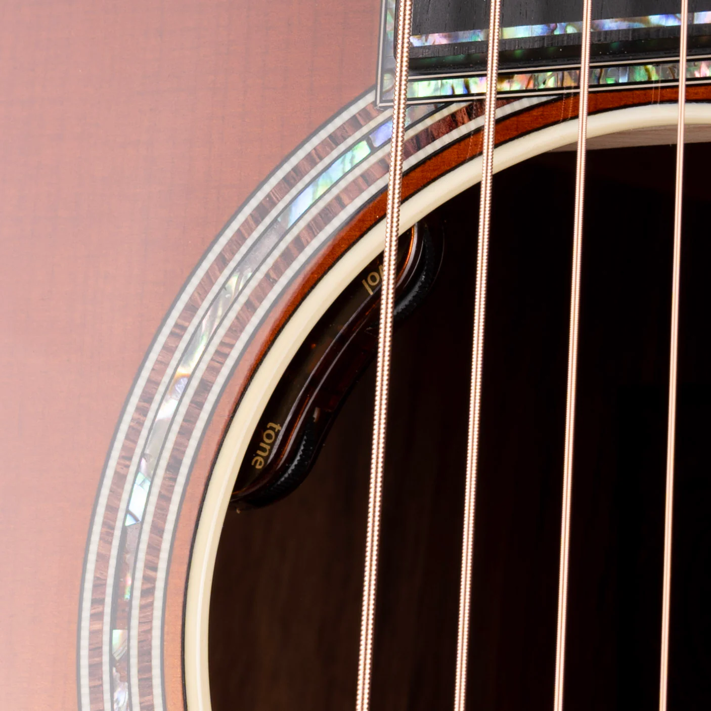Taylor Gold Label 914e Teardrop Sunburst Acoustic Electric Guitar with Case - Image 6