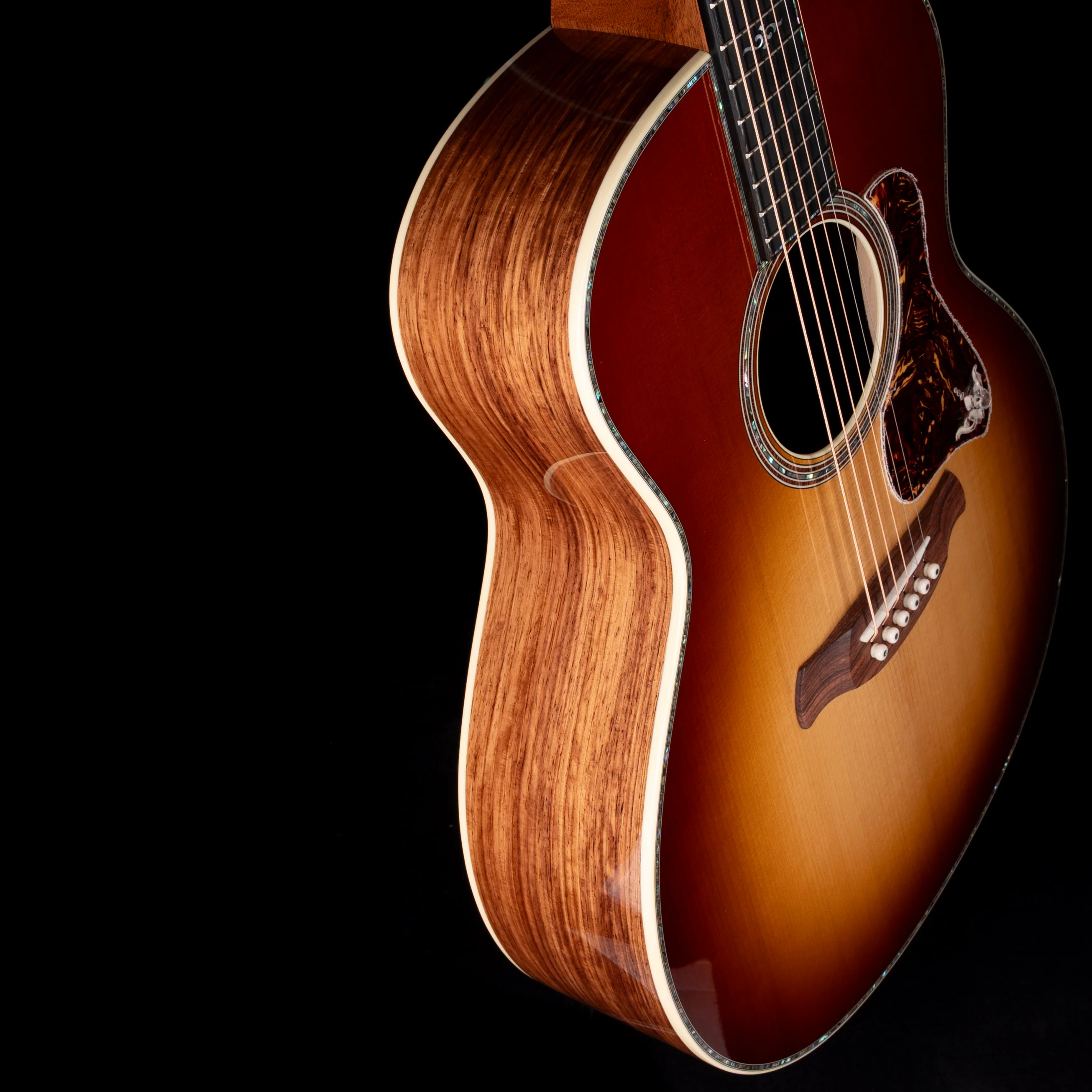 Taylor Gold Label 914e Teardrop Sunburst Acoustic Electric Guitar with Case - Image 8