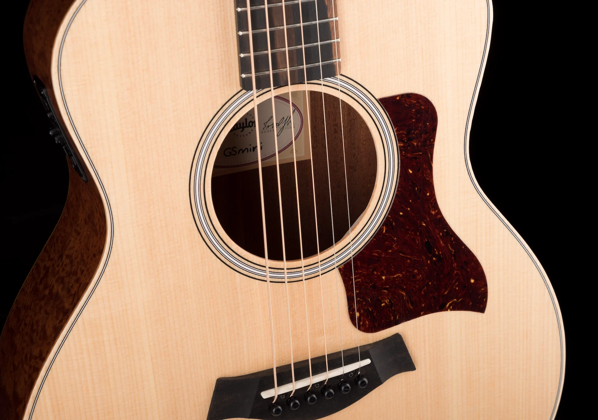 Taylor GS Mini-e QS LTD Acoustic Electric Guitar With Bag - Image 8