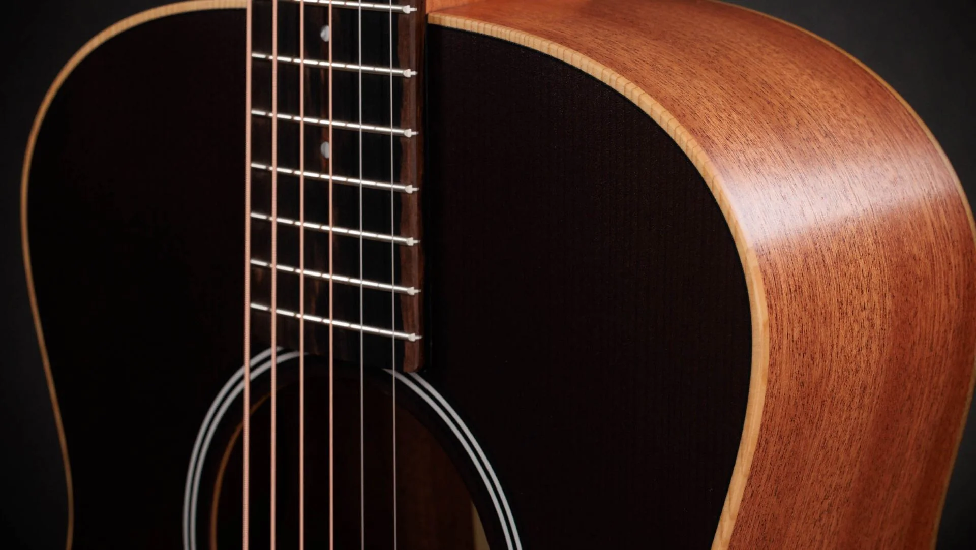 Taylor GS Mini-e Special Edition Sunset Fade Acoustic Electric Guitar With Gig Bag - Image 4