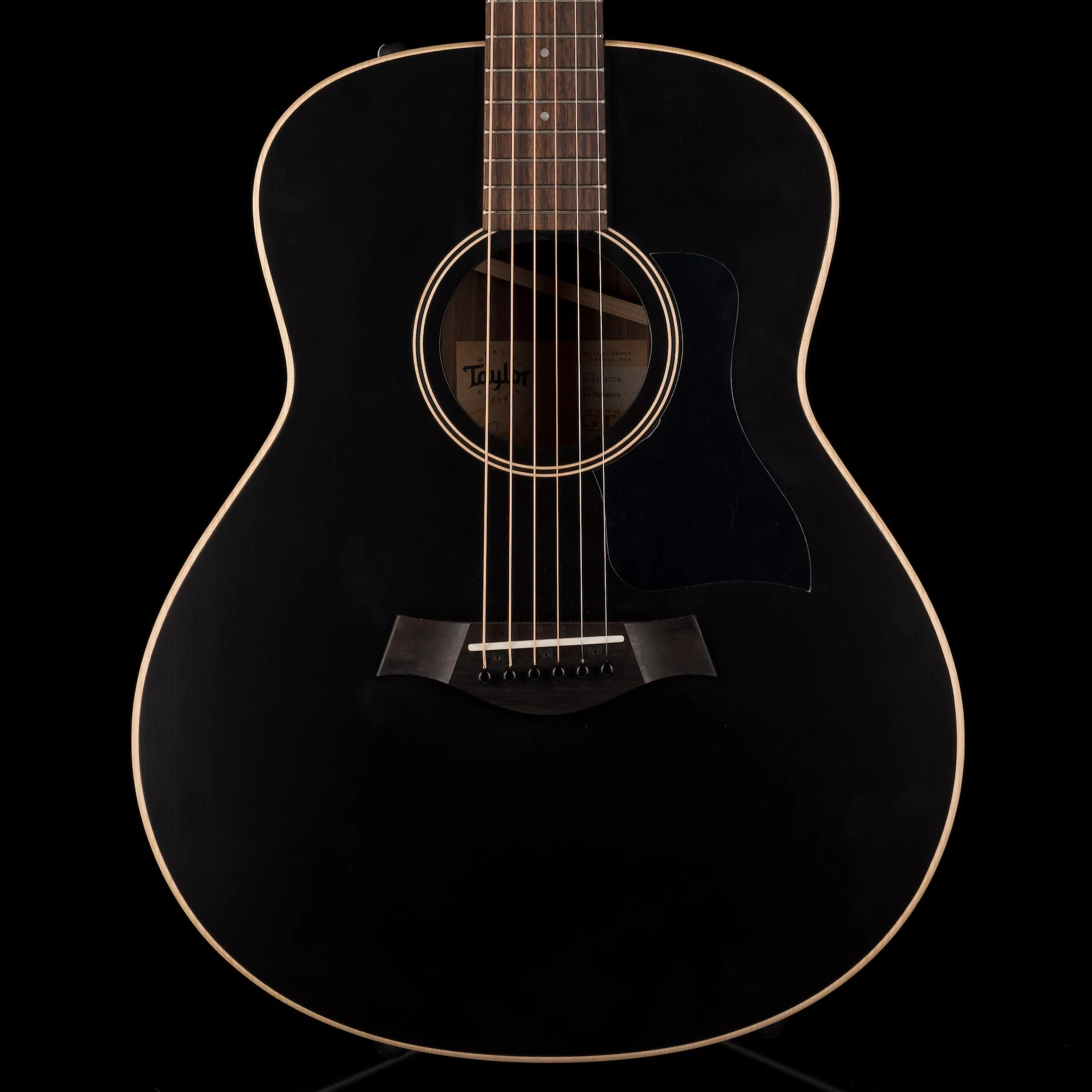 Taylor GTe Blacktop Grand Theater (2022) Acoustic Electric Guitar With Aerocase - Serial # 1212151010
