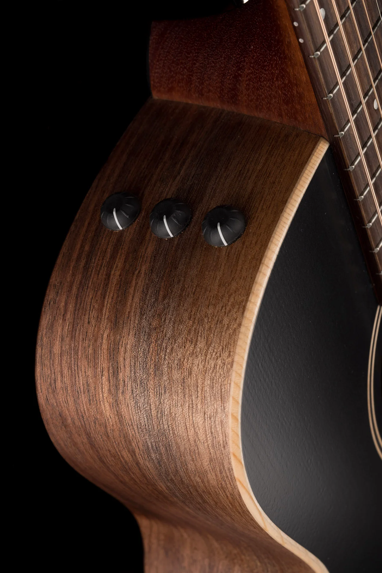 Taylor GTe Blacktop Grand Theater (2022) Acoustic Electric Guitar With Aerocase - Serial # 1212151010 - Image 11