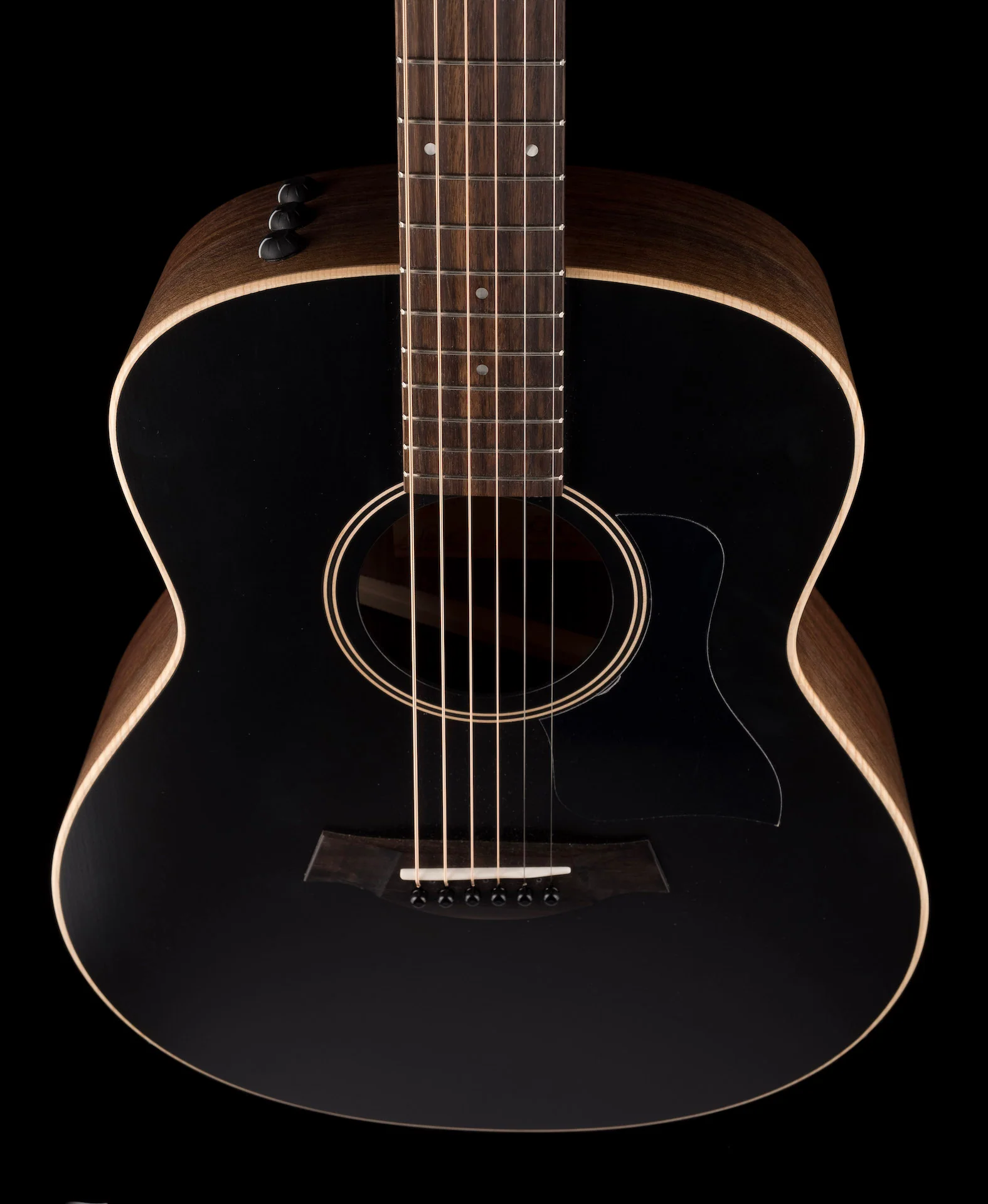 Taylor GTe Blacktop Grand Theater (2022) Acoustic Electric Guitar With Aerocase - Serial # 1212151010 - Image 4