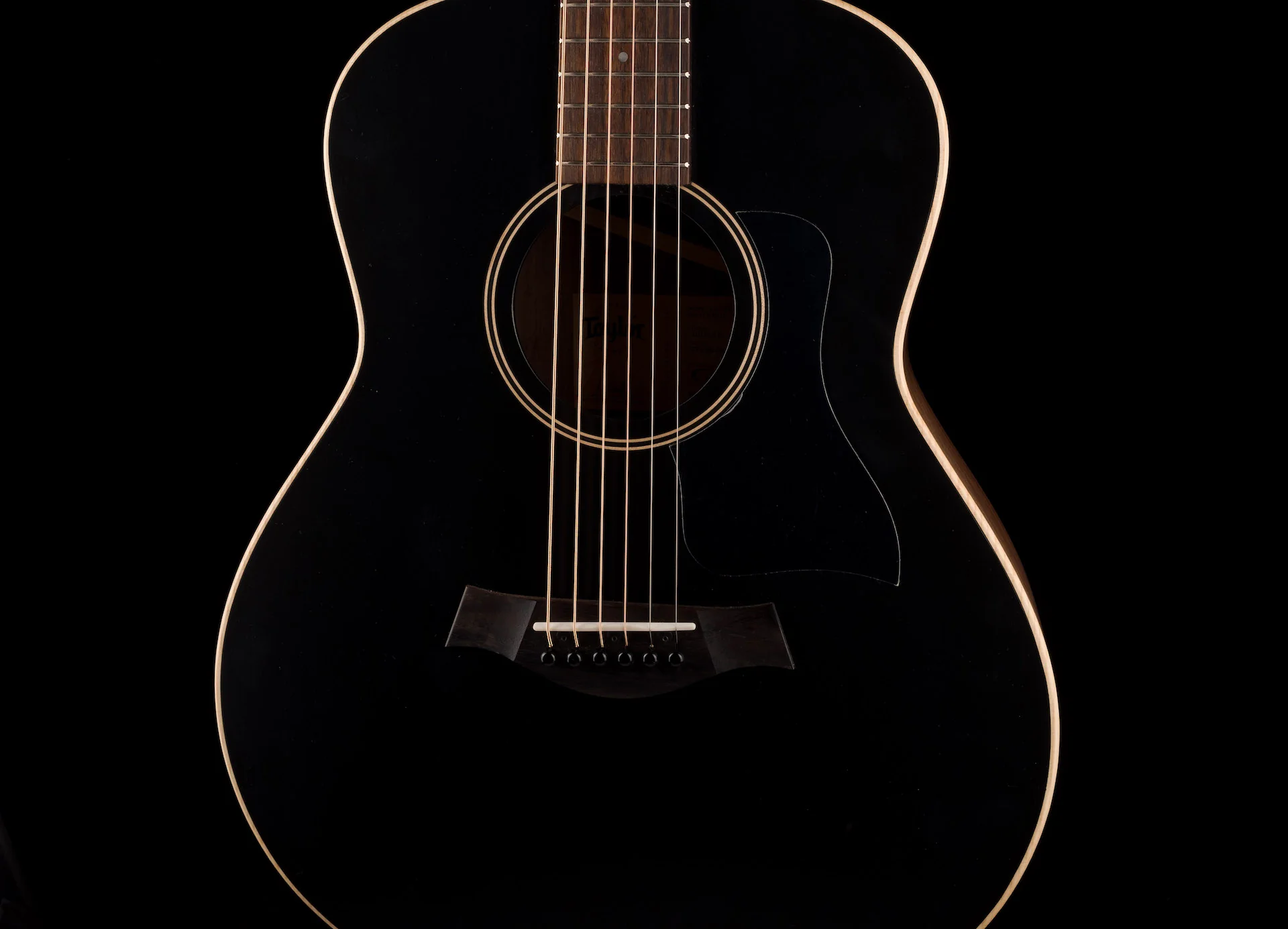 Taylor GTe Blacktop Grand Theater (2022) Acoustic Electric Guitar With Aerocase - Serial # 1212151010 - Image 6