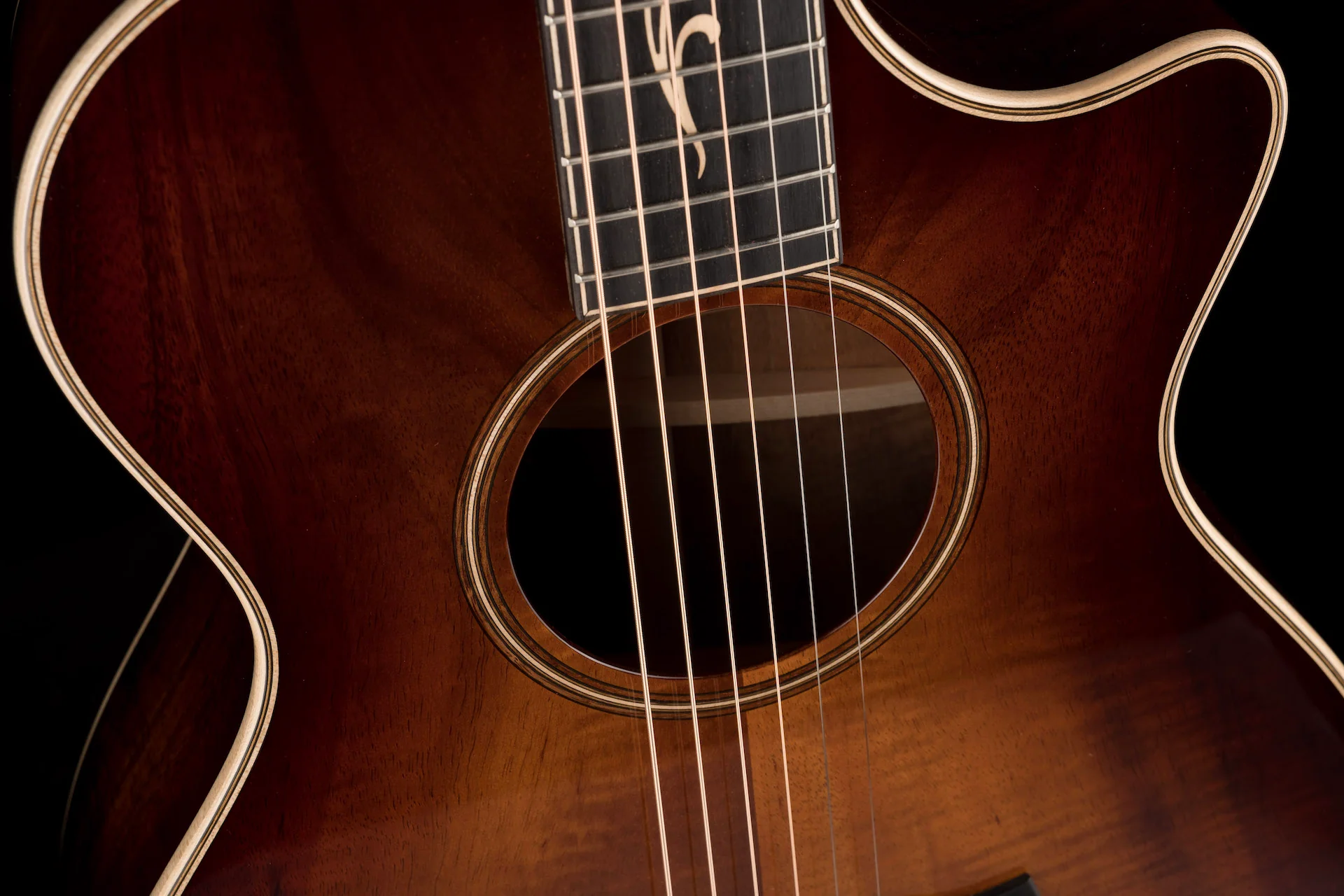 Taylor K22ce 12-Fret Grand Concert Cutaway Hawaiian Koa Acoustic Electric Guitar With Case - Demo - Image 8