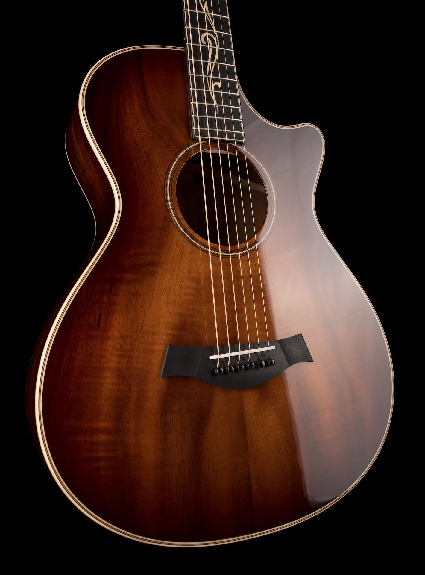 Taylor K22ce 12-Fret Grand Concert Cutaway Hawaiian Koa Acoustic Electric Guitar With Case - Demo - Image 9