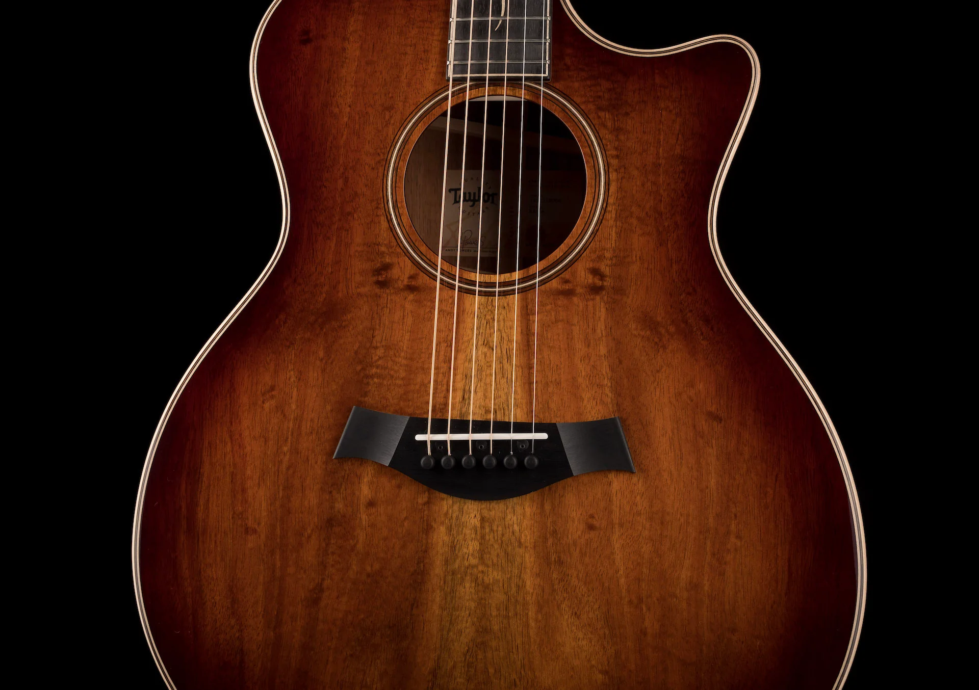 Taylor K24ce Acoustic Electric Guitar With Case - Image 6