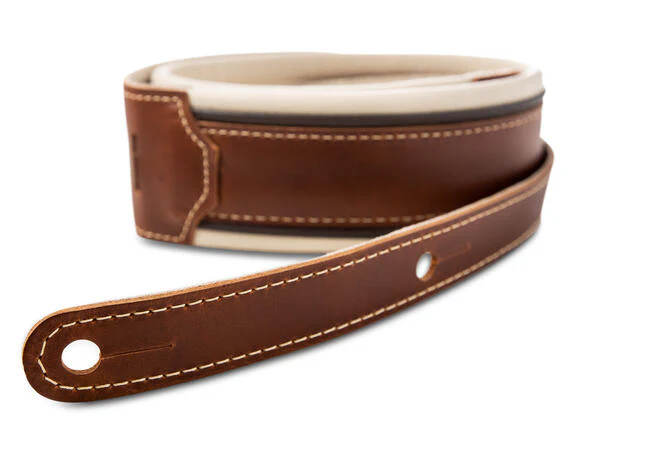 Taylor Renaissance Strap Medium Brown Leather 2.5" - Image 2