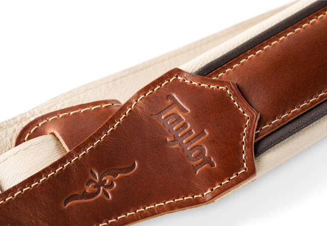 Taylor Renaissance Strap Medium Brown Leather 2.5" - Image 3