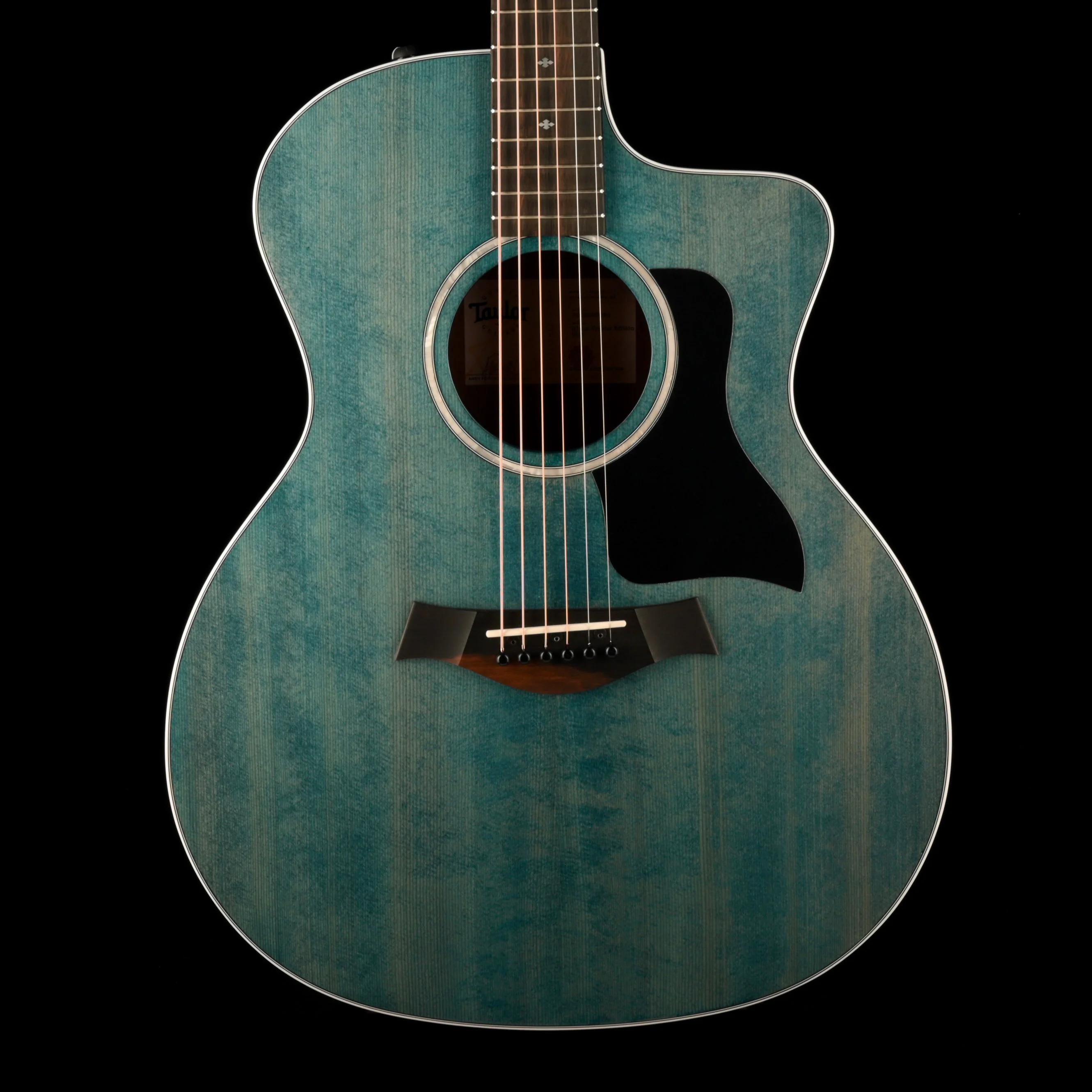 Taylor Special Edition 214ce Plus Trans Blue Top with Gig Bag