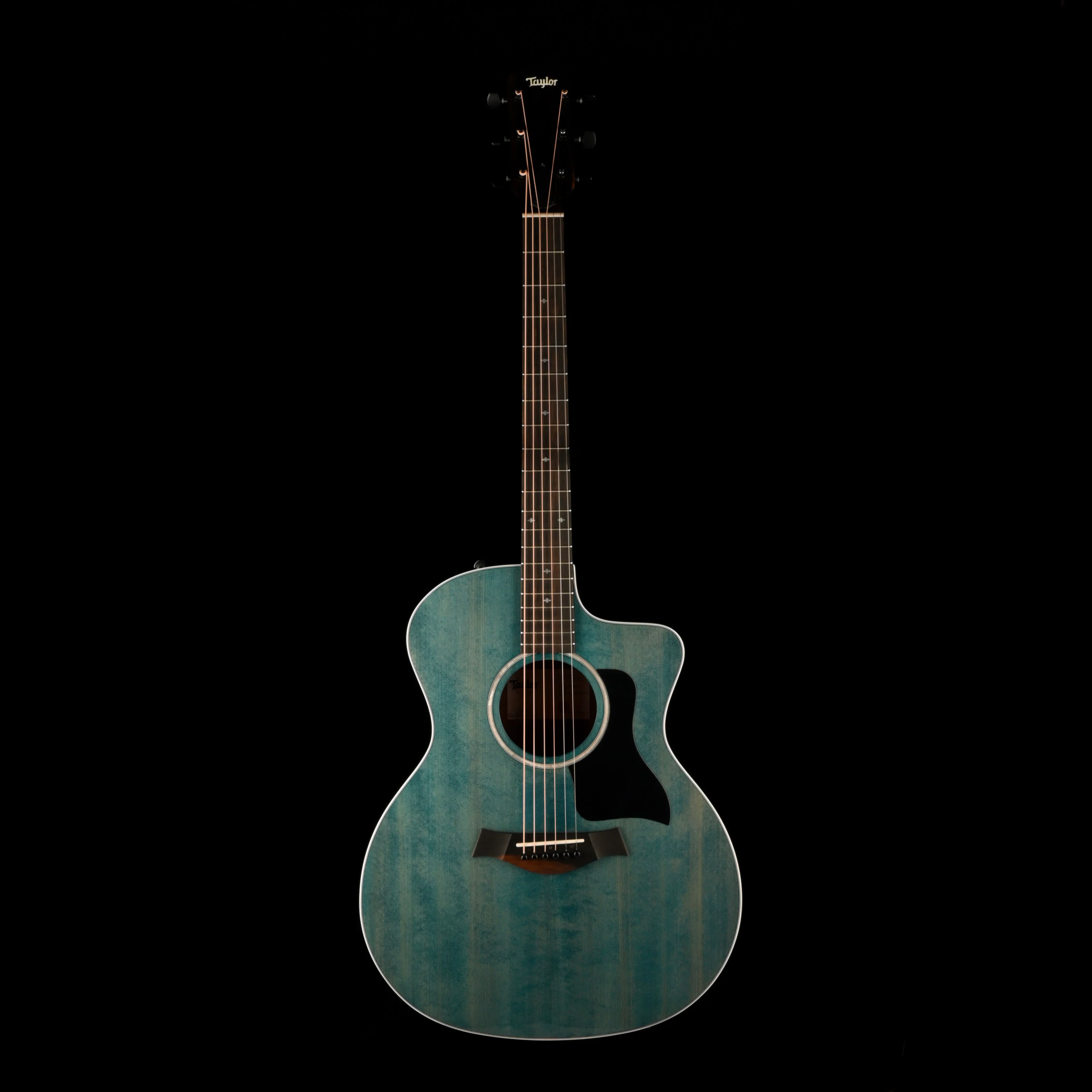 Taylor Special Edition 214ce Plus Trans Blue Top with Gig Bag - Image 2