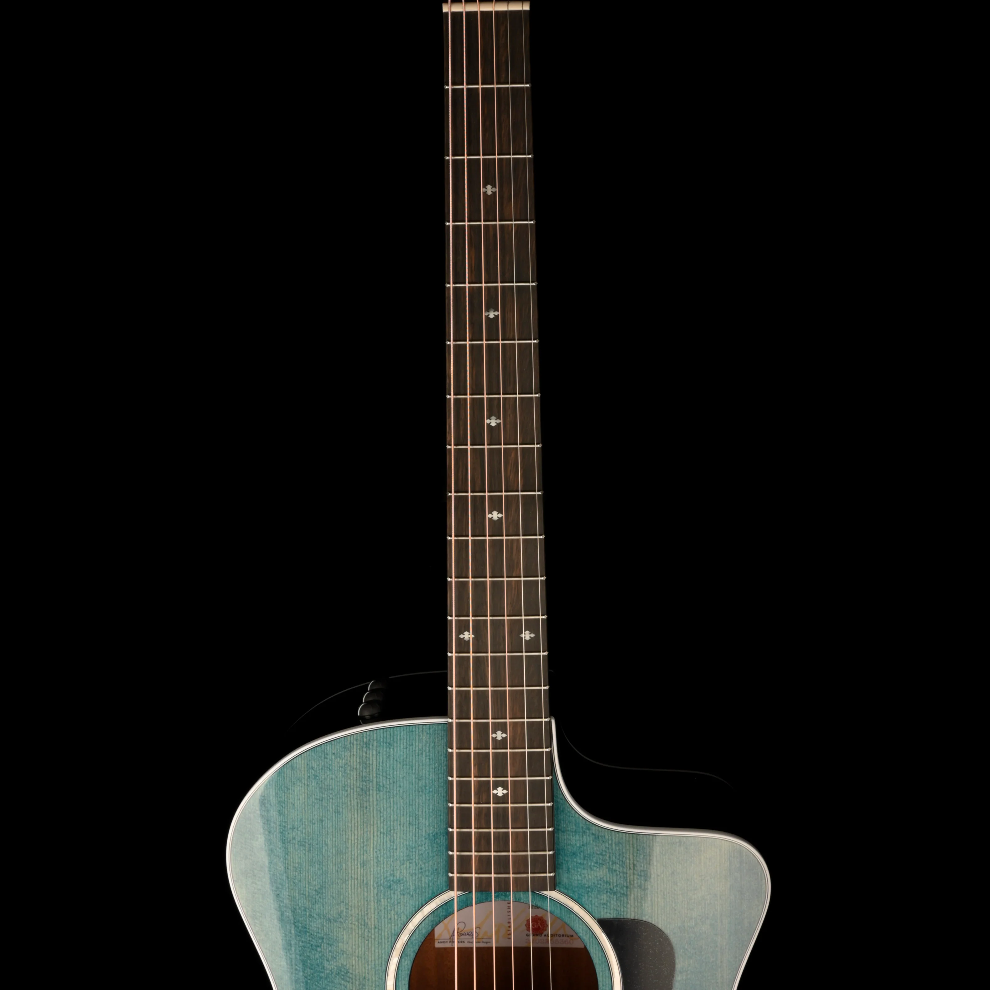 Taylor Special Edition 214ce Plus Trans Blue Top with Gig Bag - Image 9