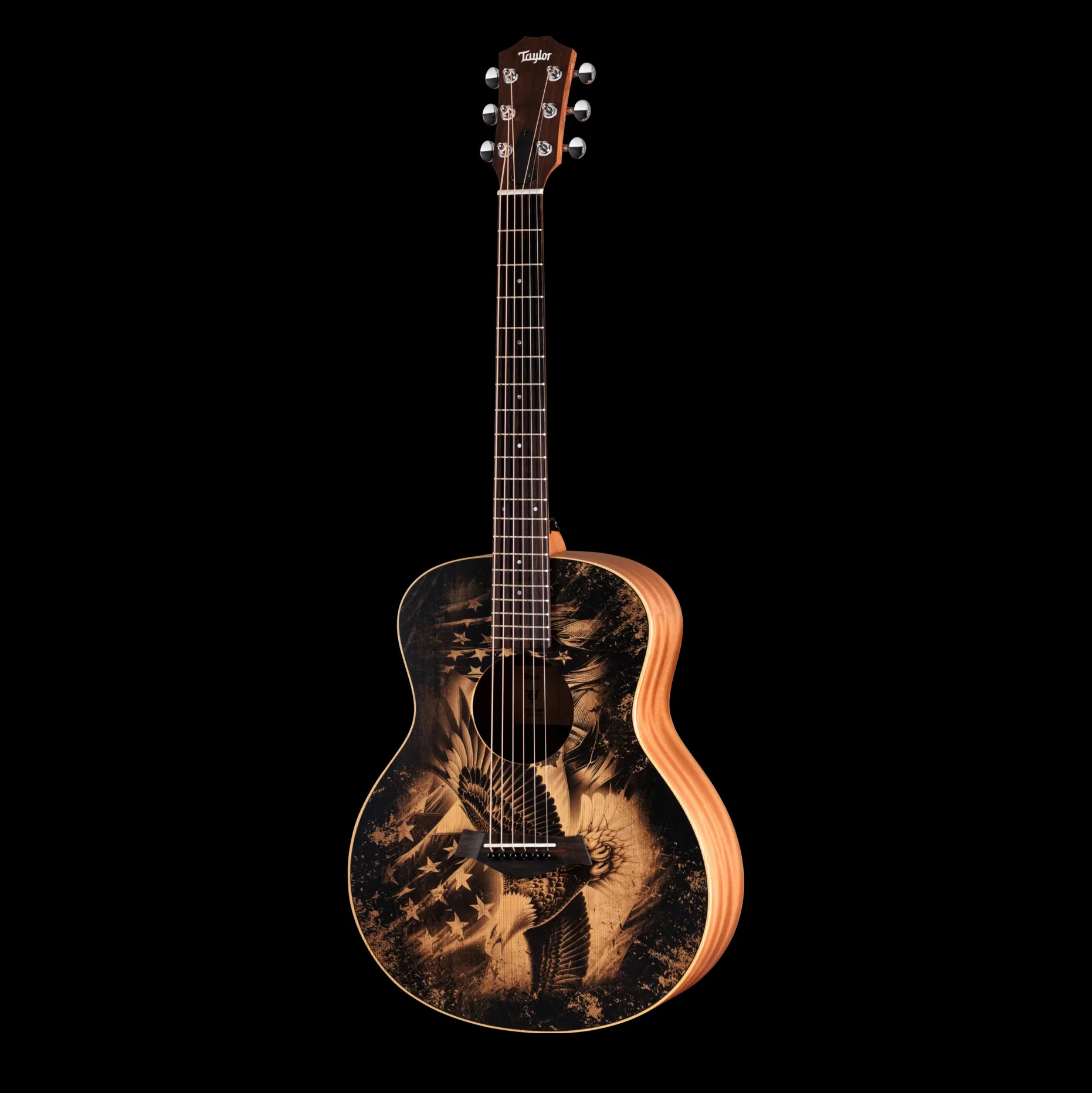 Taylor Special Edition Guitars 4 Vet GS Mini Americana with Gig Bag - Image 3