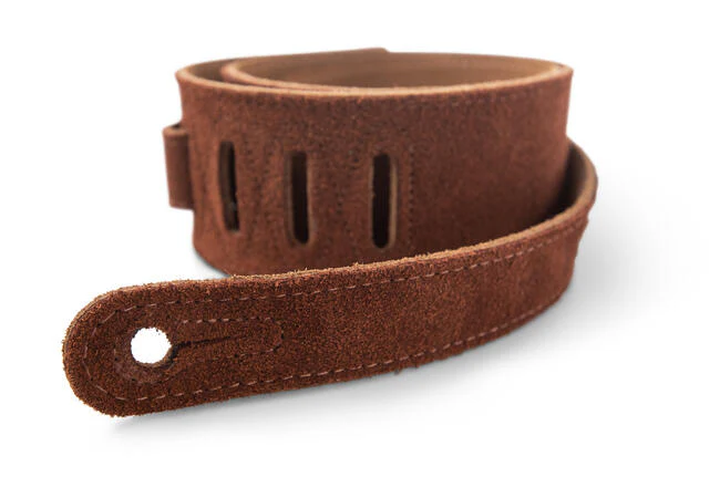 Taylor Strap Embroidered Suede Chocalate Brown 2.5" - Image 4