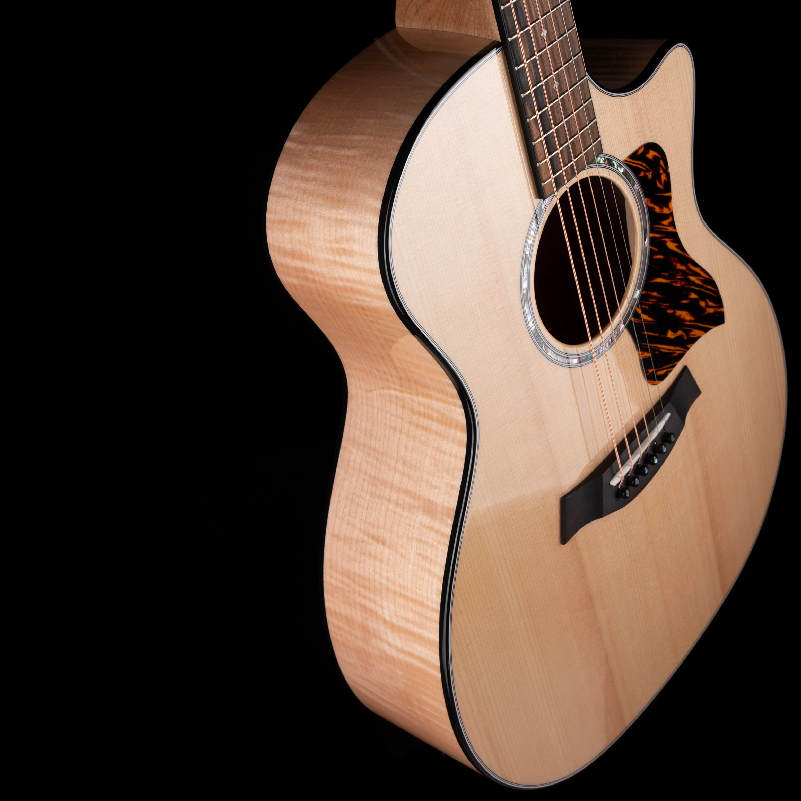 Taylor Truetone Custom Select 614ce Maple with Sitka Spruce Natural With Case - REDO SPECS - Image 6