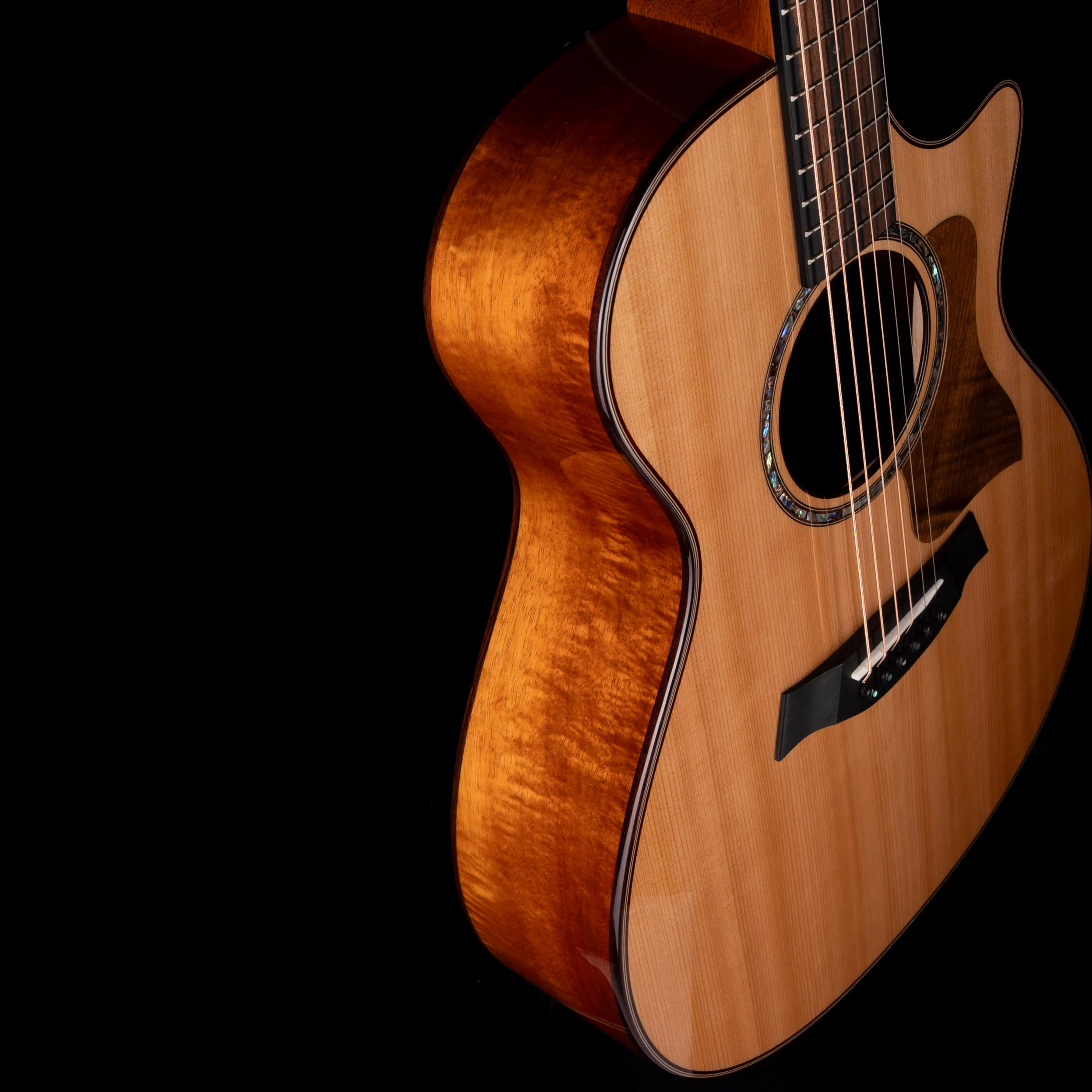 Taylor Truetone Custom Select 712ce Grand Concert Koa Natural with Case - Image 7