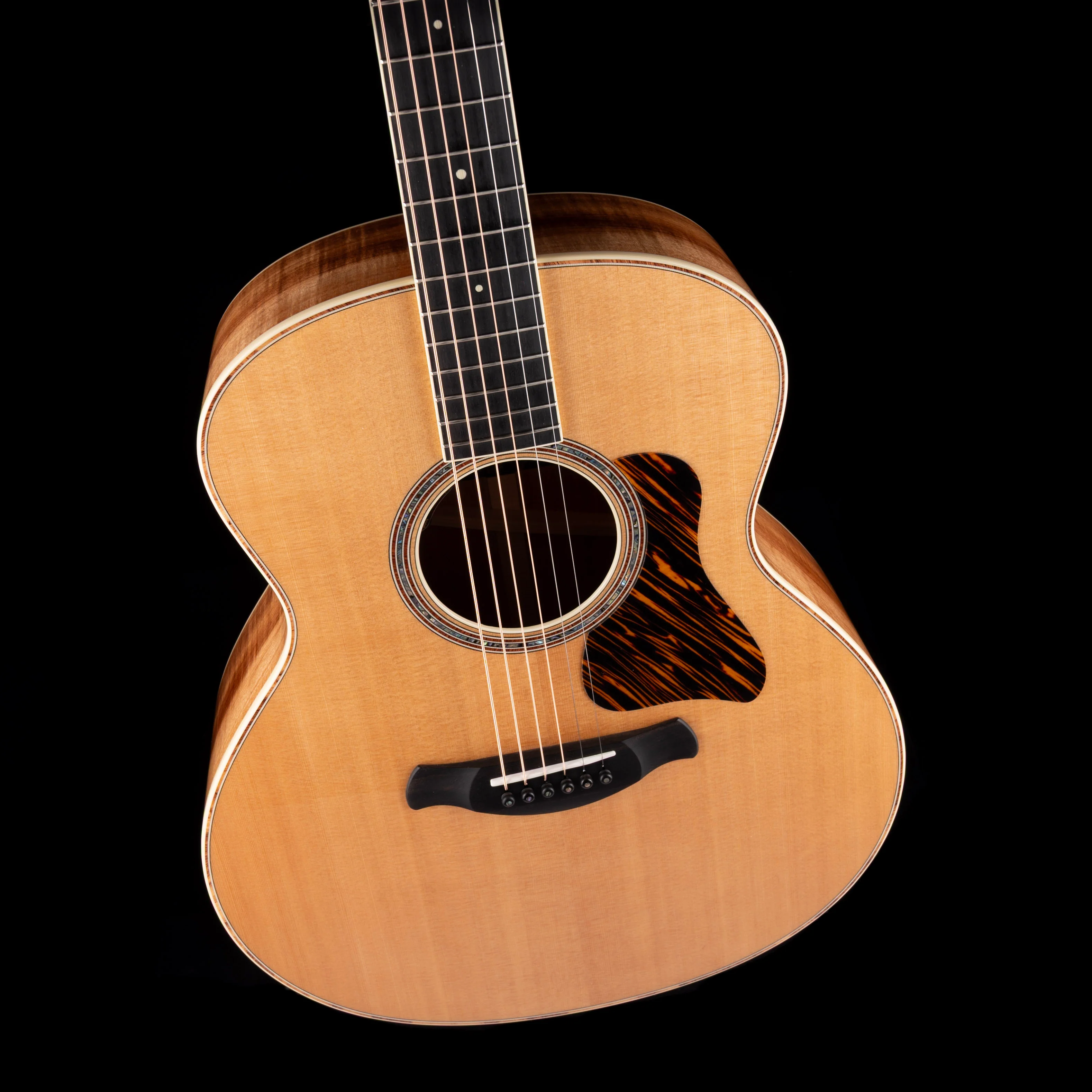 Taylor Truetone Select Gold Label 814e Super Auditorium Flame Koa Natural With Case - Image 4