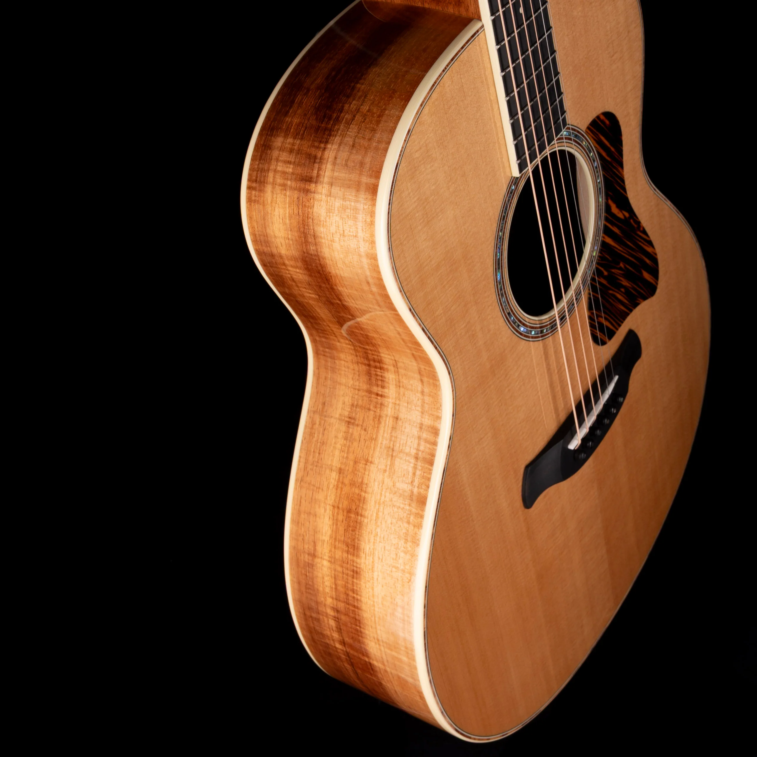 Taylor Truetone Select Gold Label 814e Super Auditorium Flame Koa Natural With Case - Image 7