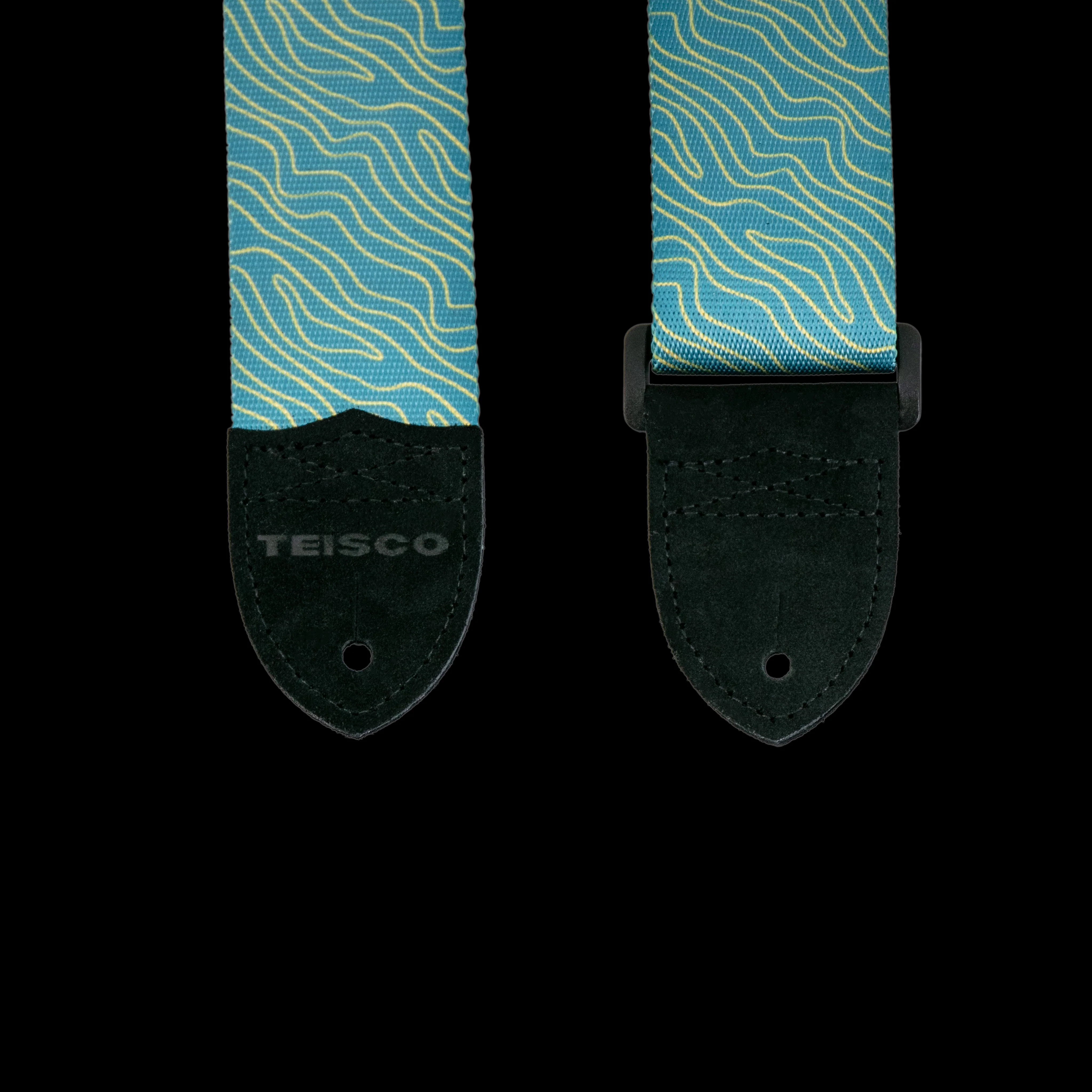 Teisco Polyester Guitar Strap Blue - Image 2