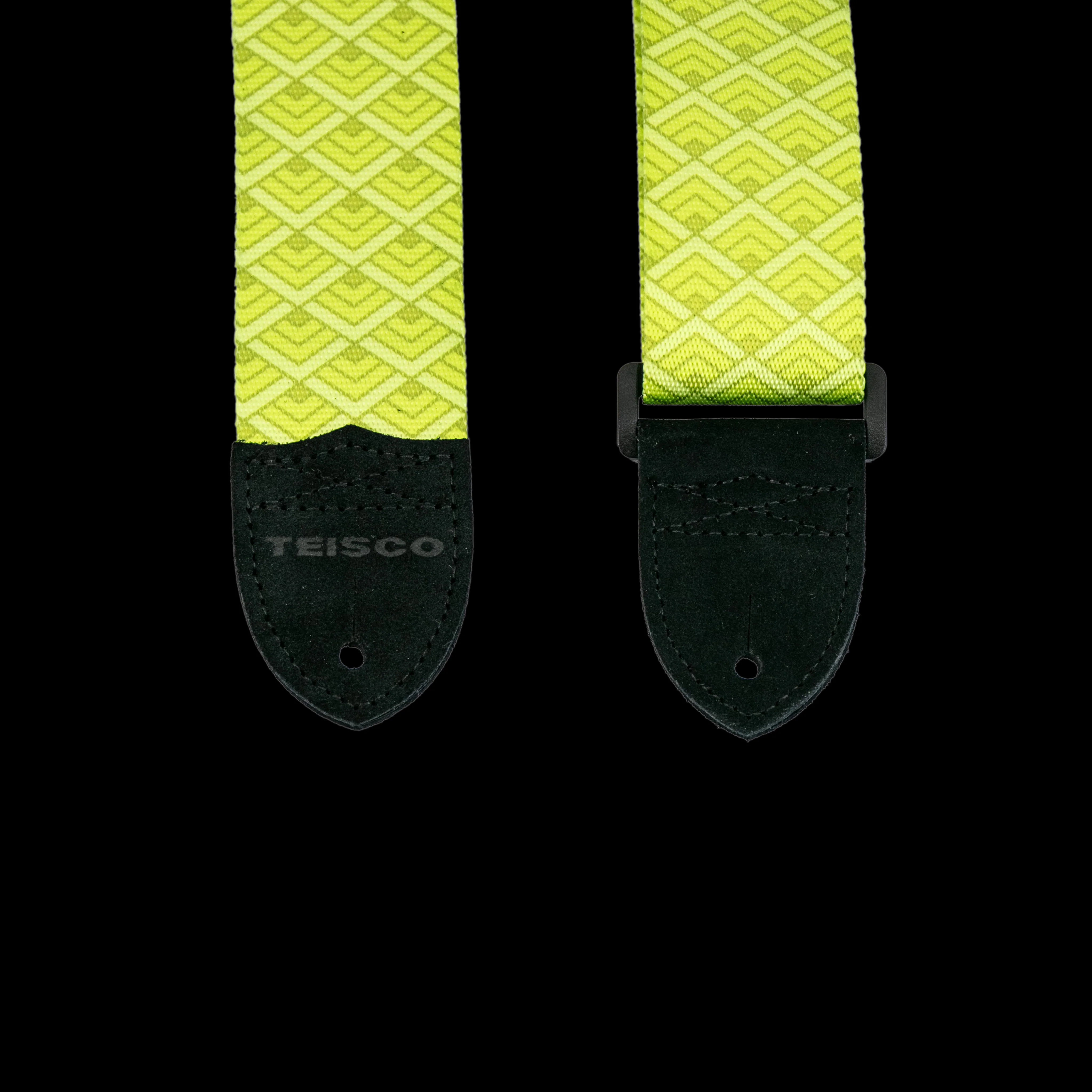 Teisco Polyester Guitar Strap Green - Image 2