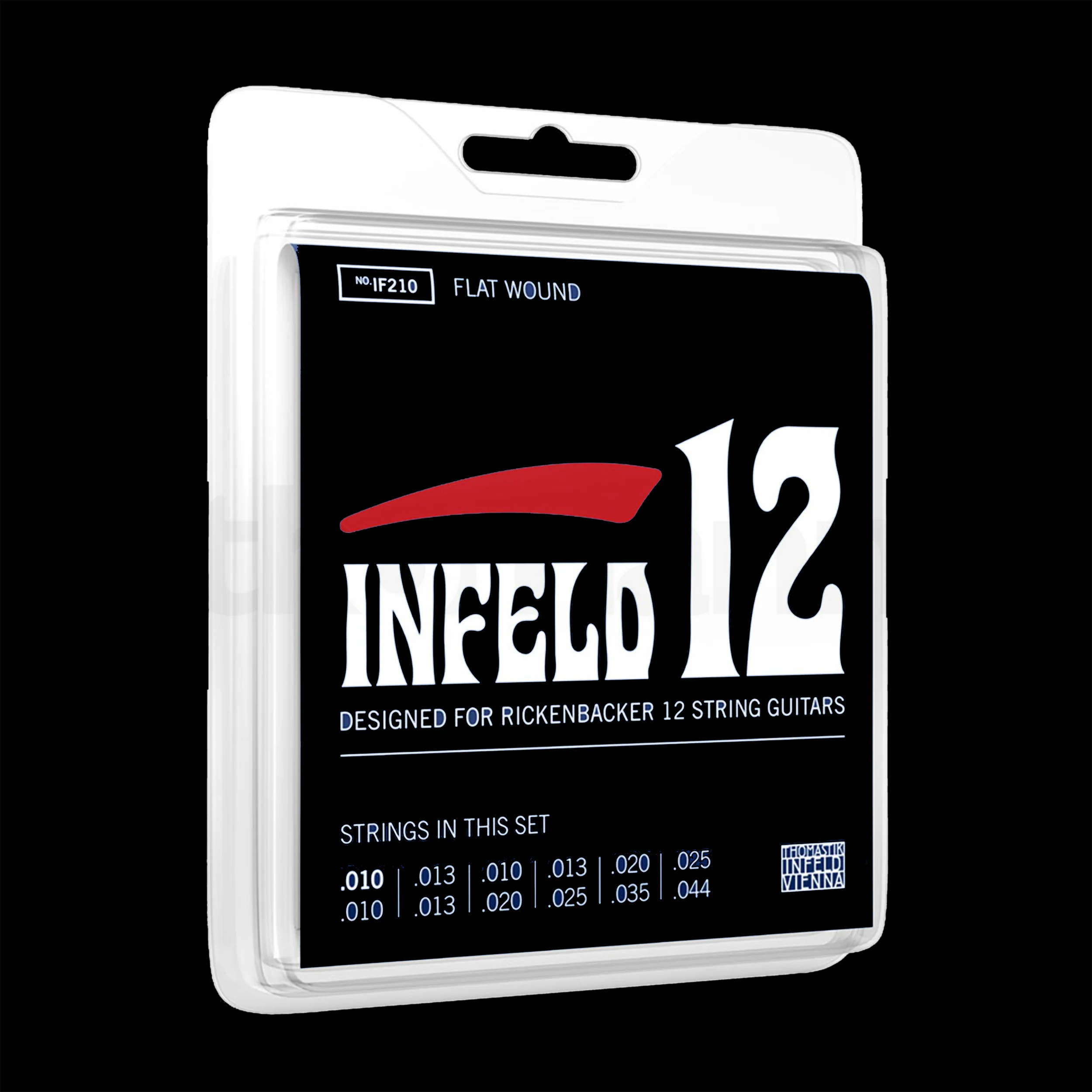 Thomastik-Infeld IF-210 Flatwound 12-String Electric Guitar Strings for Rickenbacker 12-String
