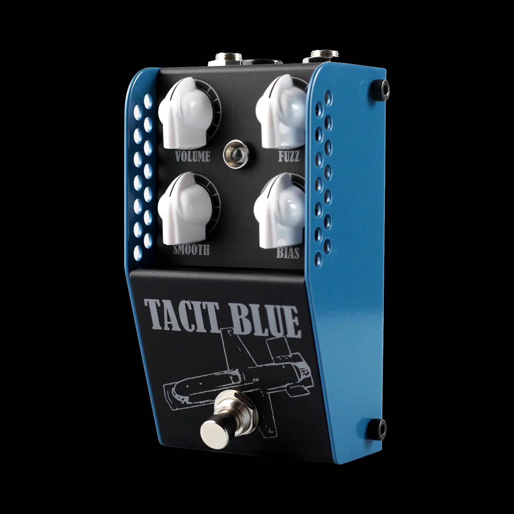 Thorpy FX Limited Edition Vintage Reimagined Tacit Blue Fuzz Pedal - Image 5