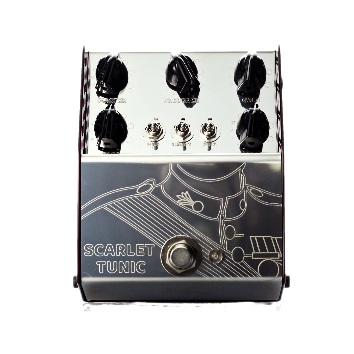 Thorpy FX Scarlet Tunic Amp Simulator and Overdrive Guitar Effect Pedal