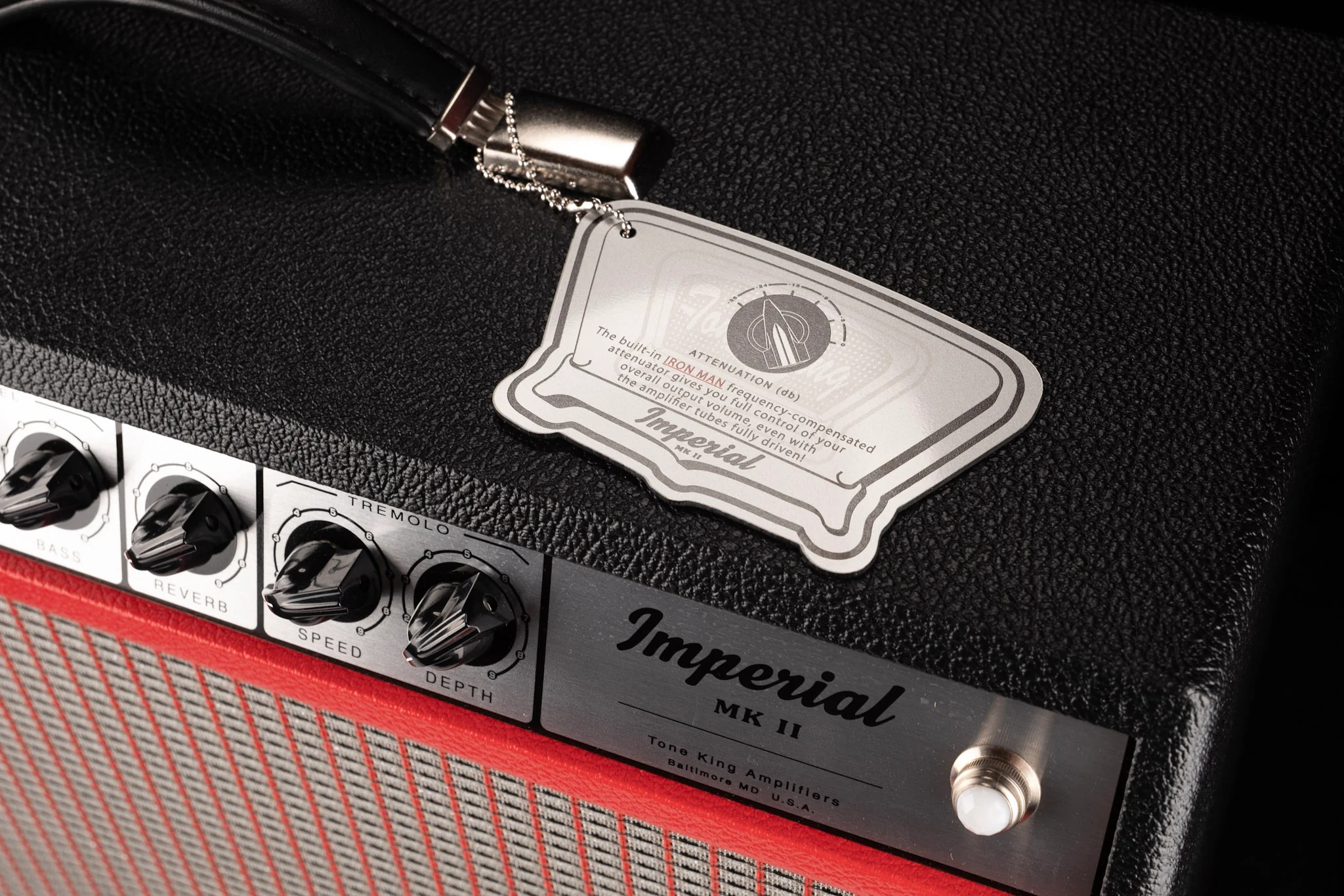 Tone King Imperial MK II Truetone Exclusive Black/Red/Silver Guitar Amp Combo - Image 4