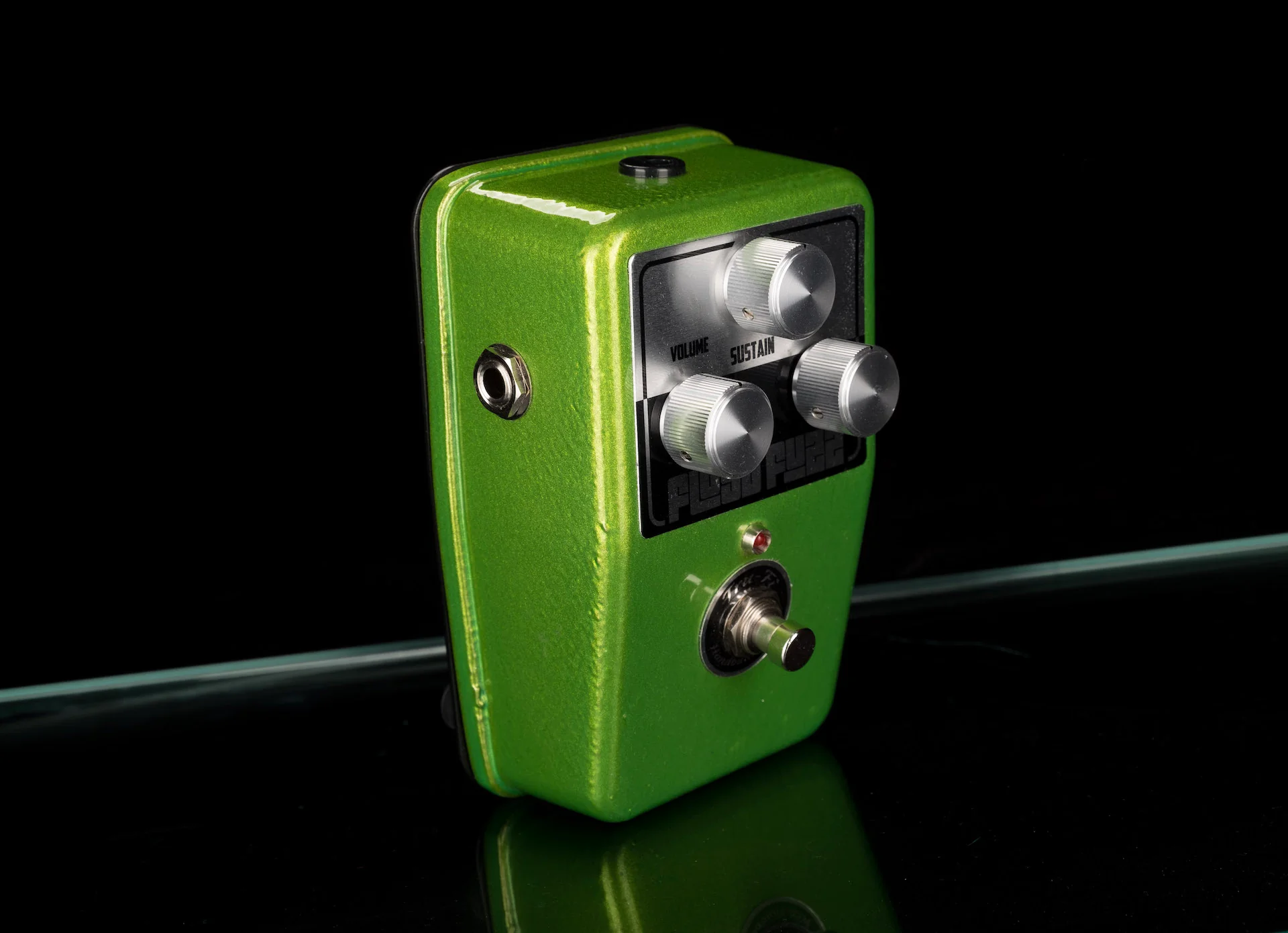 Tru-Fi Floyd Fuzz Creamy Dreamy Version Fuzz Guitar Pedal Anti Freeze Green - Image 6