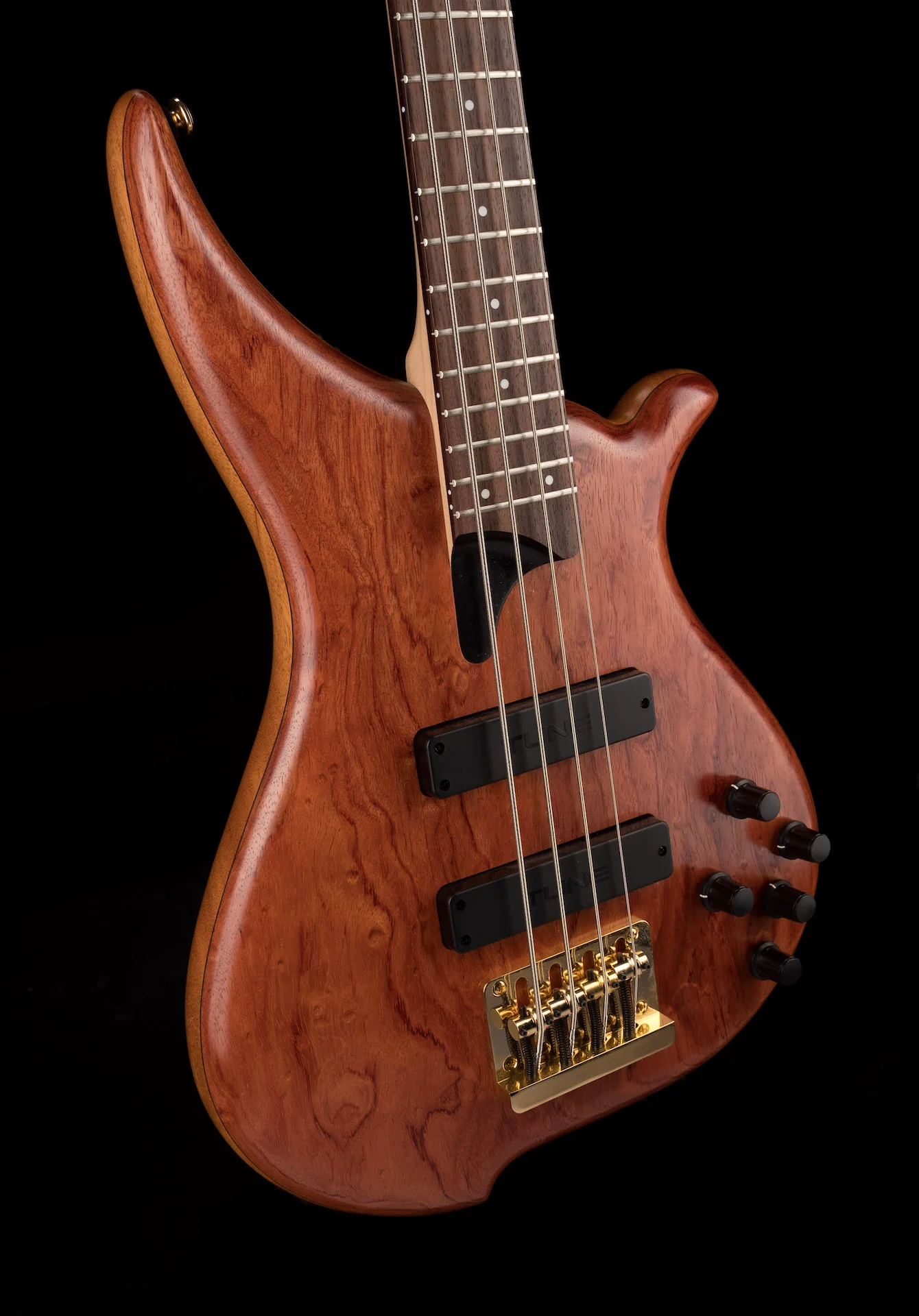 Tune TWB43-BB-TJ Mahogany Body Bubinga Top Made in Japan Bass With OHSC - Image 10