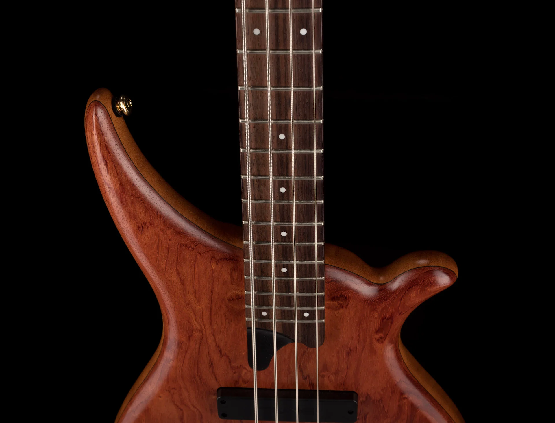 Tune TWB43-BB-TJ Mahogany Body Bubinga Top Made in Japan Bass With OHSC - Image 3