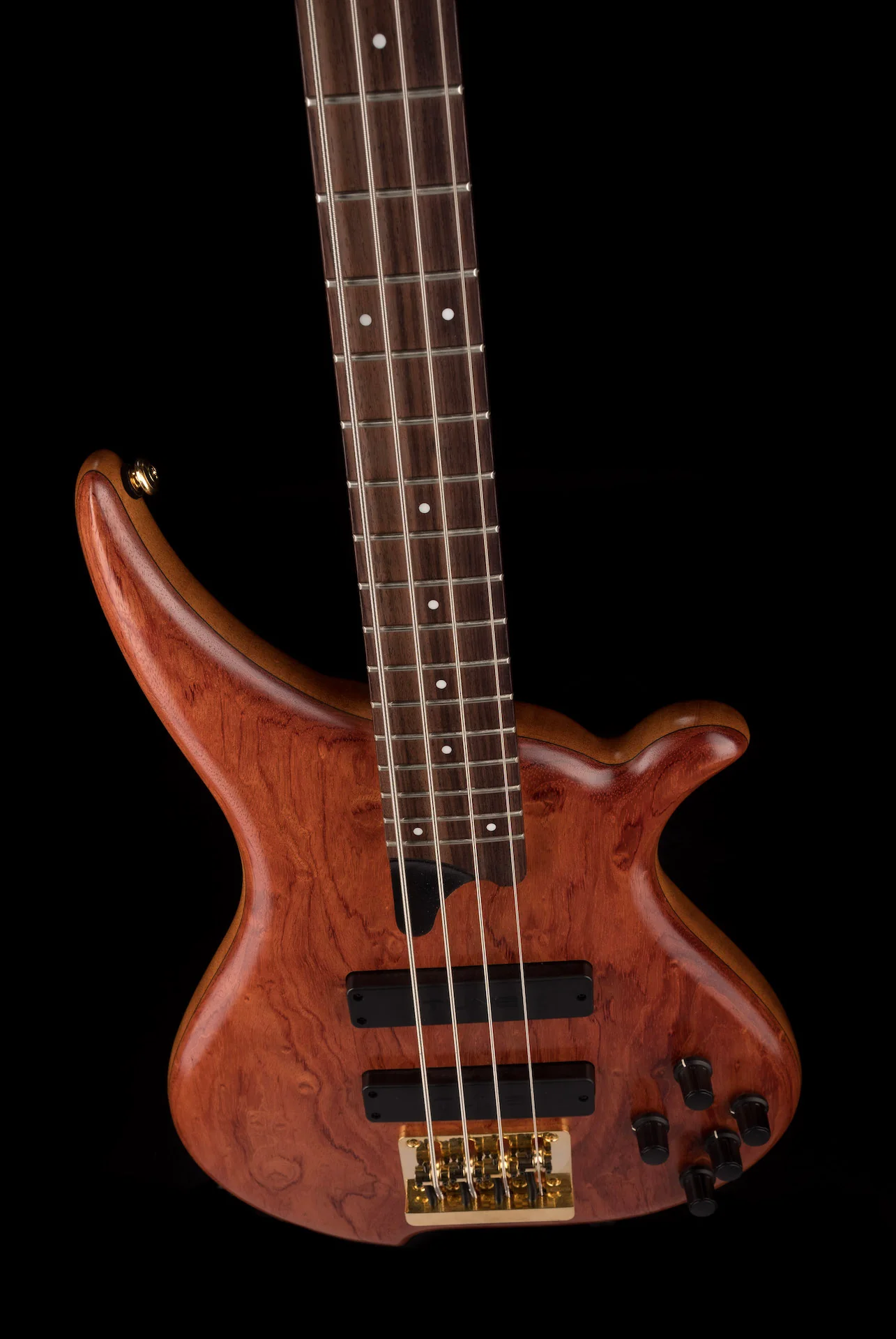 Tune TWB43-BB-TJ Mahogany Body Bubinga Top Made in Japan Bass With OHSC - Image 4