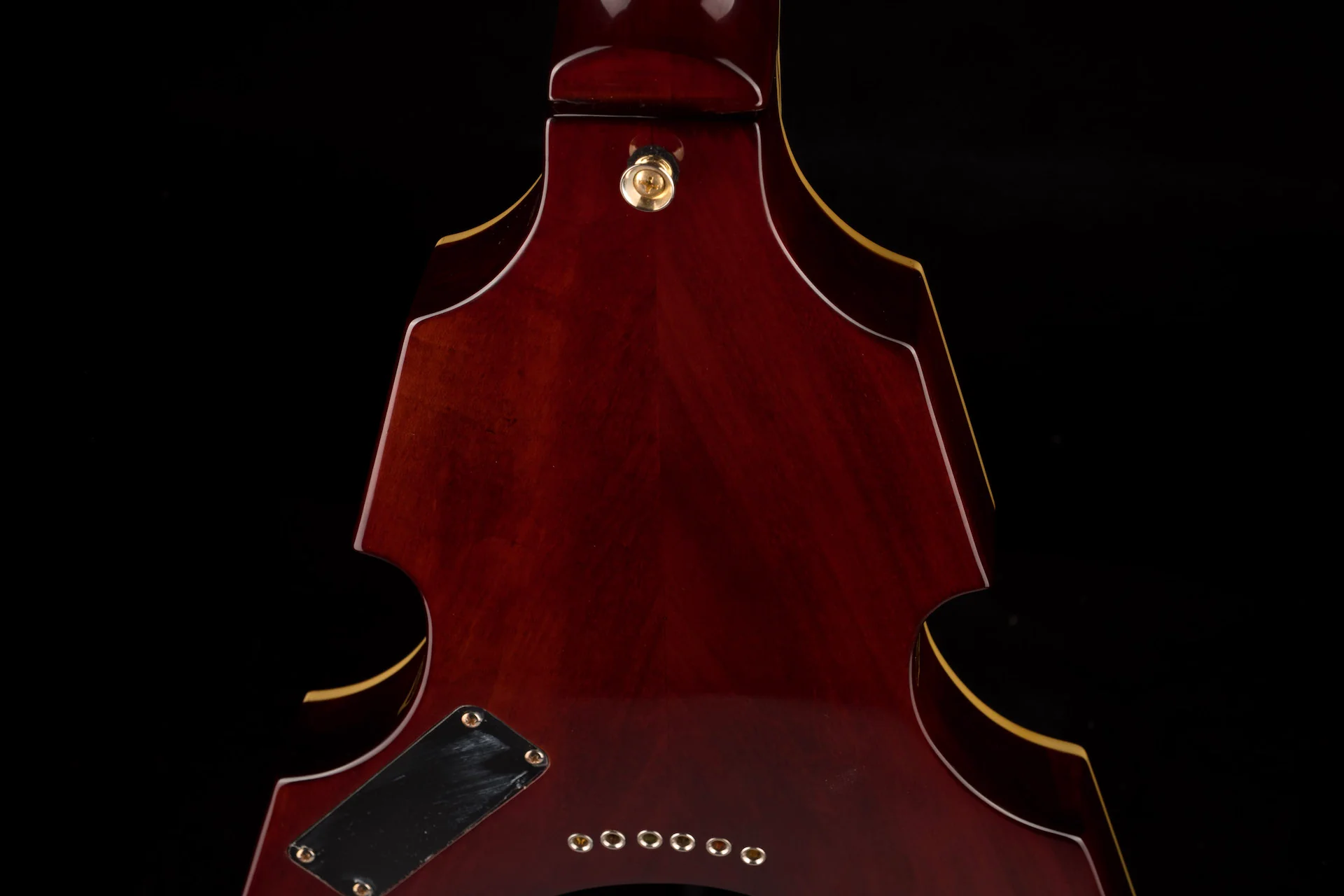 Turser Warlock Flying V Red With Gig Bag - Image 11