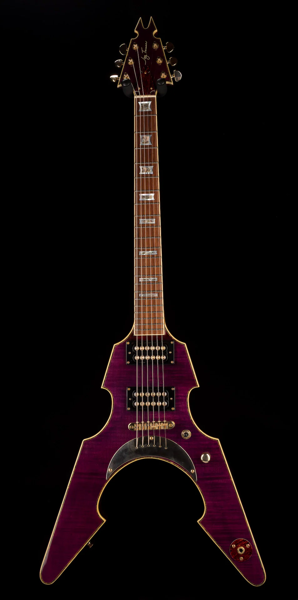 Turser Warlock Flying V Red With Gig Bag - Image 2