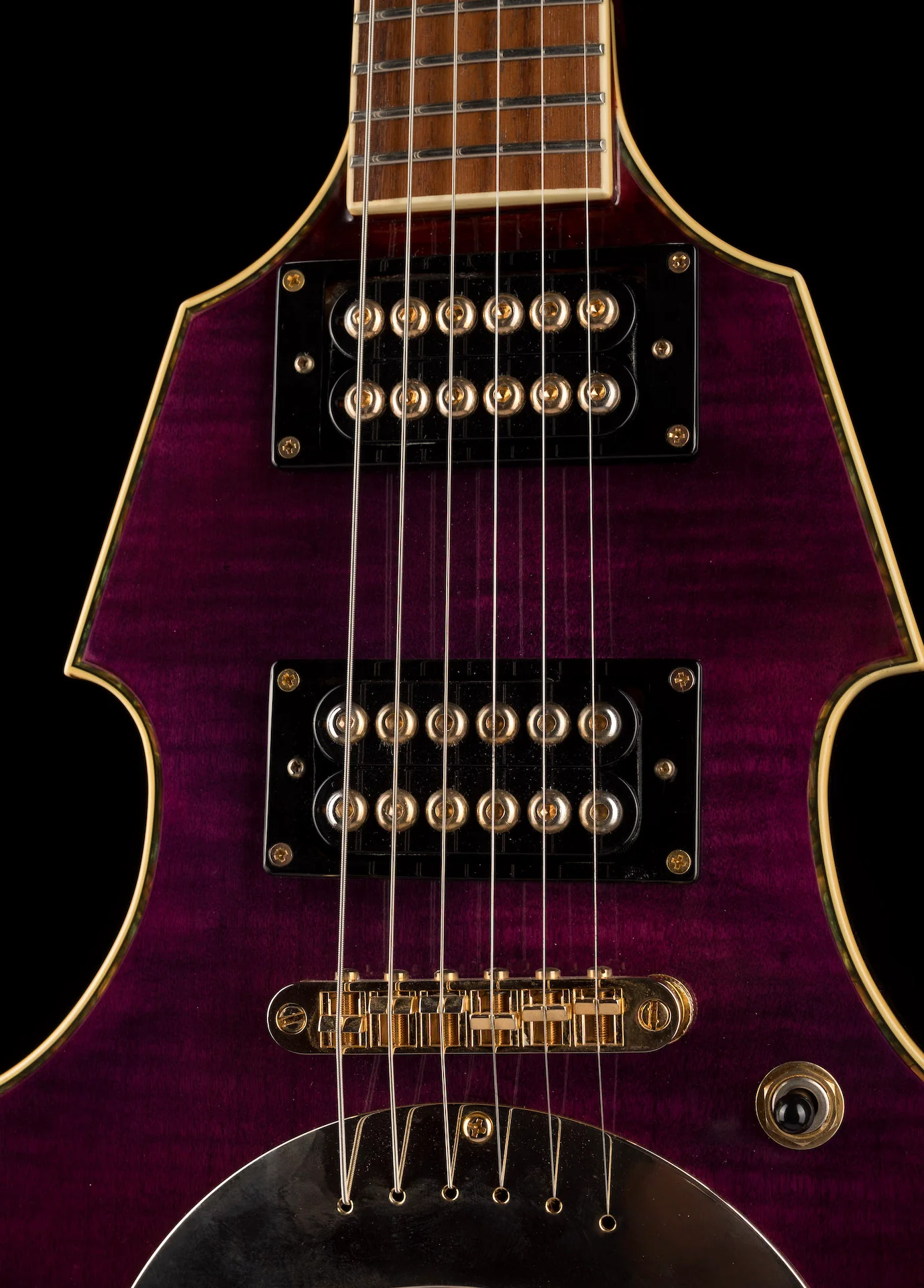 Turser Warlock Flying V Red With Gig Bag - Image 5
