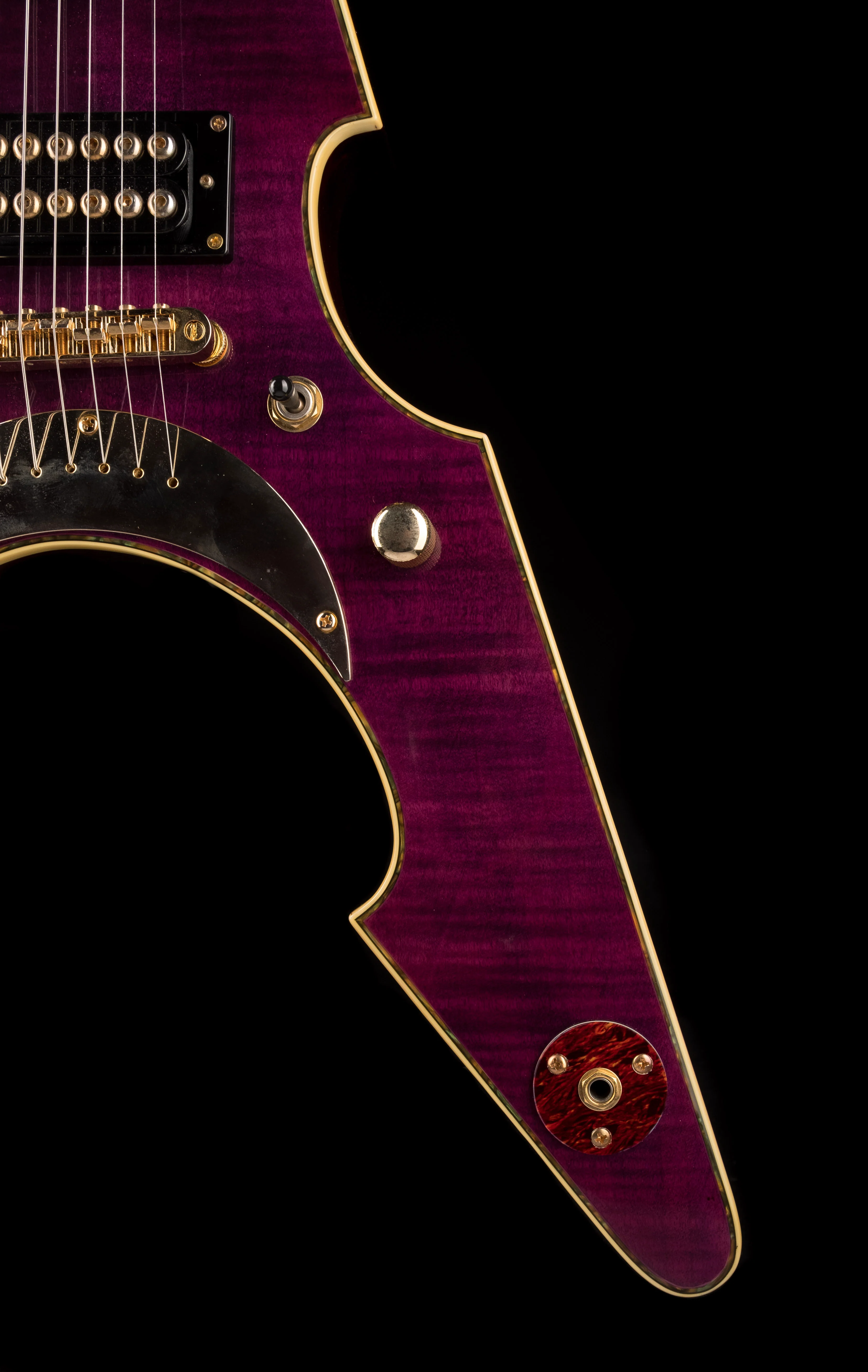 Turser Warlock Flying V Red With Gig Bag - Image 6
