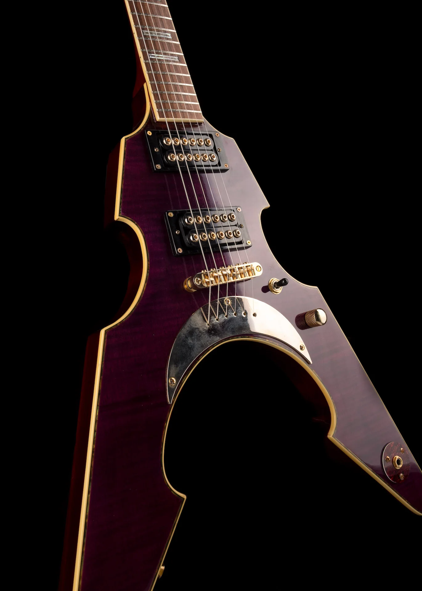 Turser Warlock Flying V Red With Gig Bag - Image 9