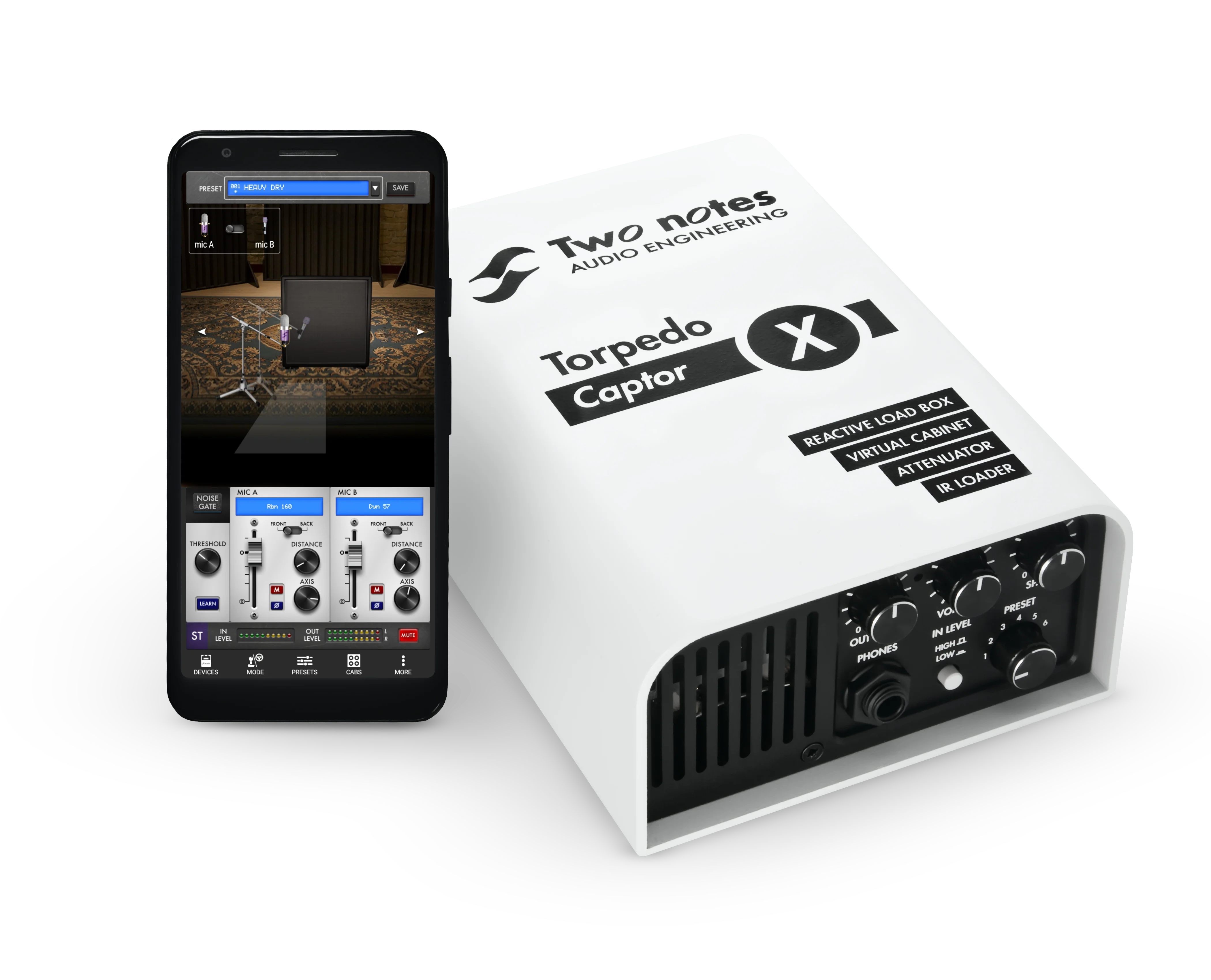 Two Notes Torpedo Captor X Reactive Loadbox DI and Attenuator- 8-ohm - Image 6
