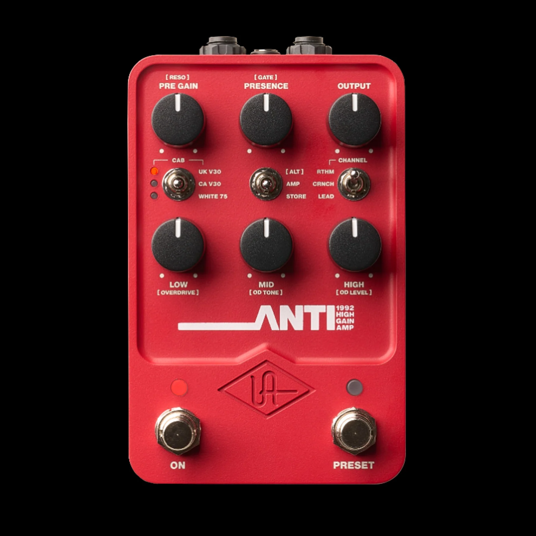 Universal Audio UAFX ANTI 1992 High Gain Amp Pedal
